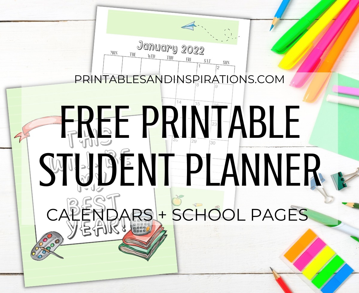 Free Printable Calendar Journals For Homeschool Free Printable Calendar Journals For Homeschool