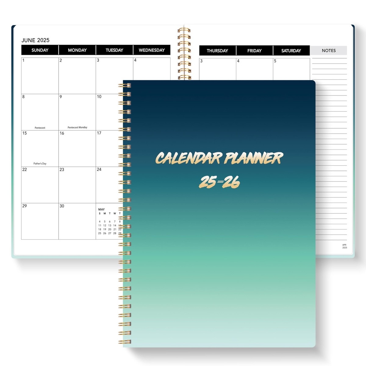 2025 2026 monthly planner calendar jan 2025 to dec 2026 for school office ebay