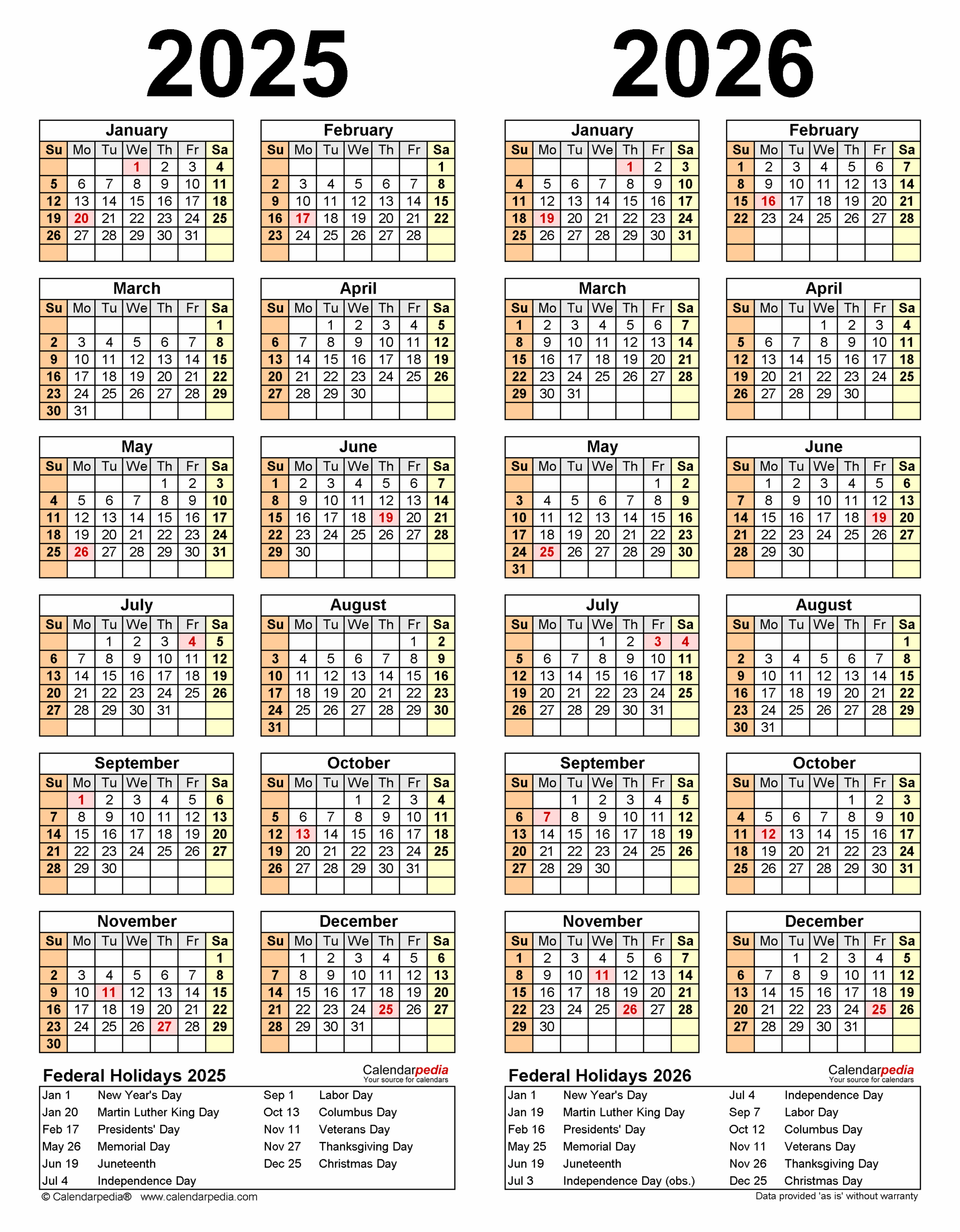 2025 2026 two year calendar free printable word templates 2025 2026 two year calendar free printable word templates
