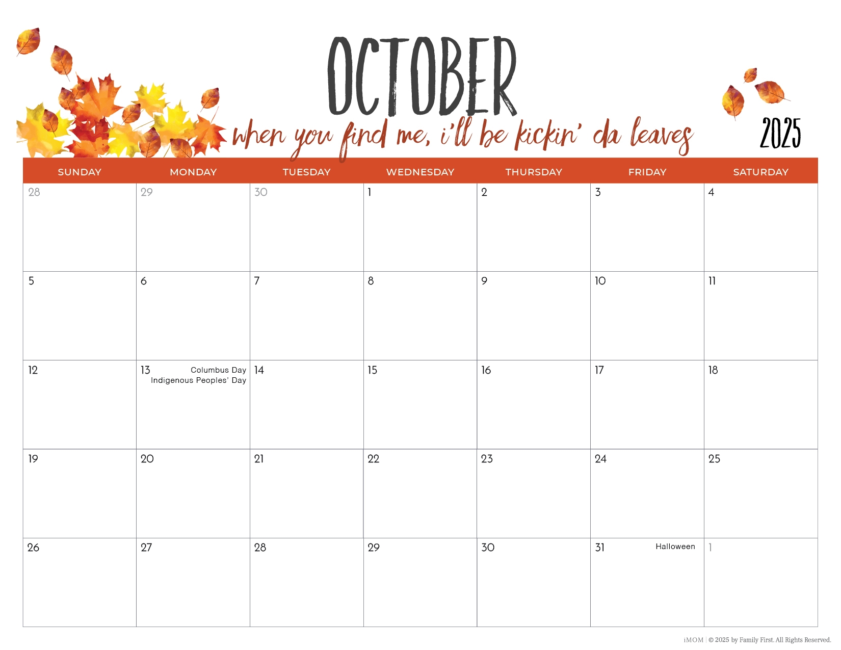 Monthly Calendar 2025 Printable With Holidays Monthly Calendar 2025 Printable With Holidays