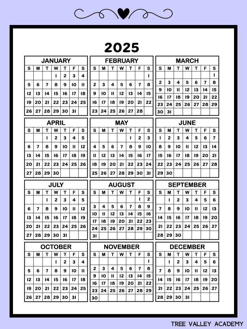 2025 Printable One Page Calendar Kids Calendar Worksheets 2025 Printable One Page Calendar Kids Calendar Worksheets