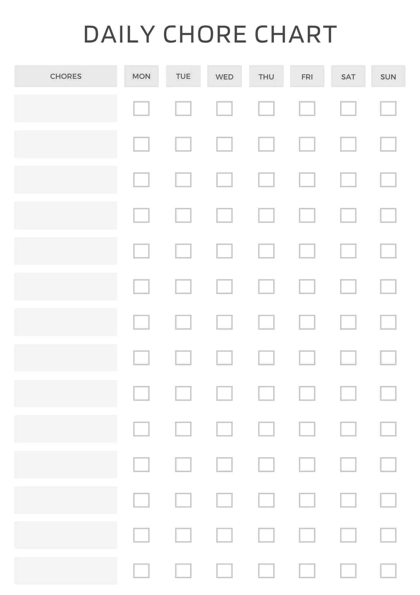 25 Best Chore Chart Printables For Kids 2025 Milwaukee With Kids