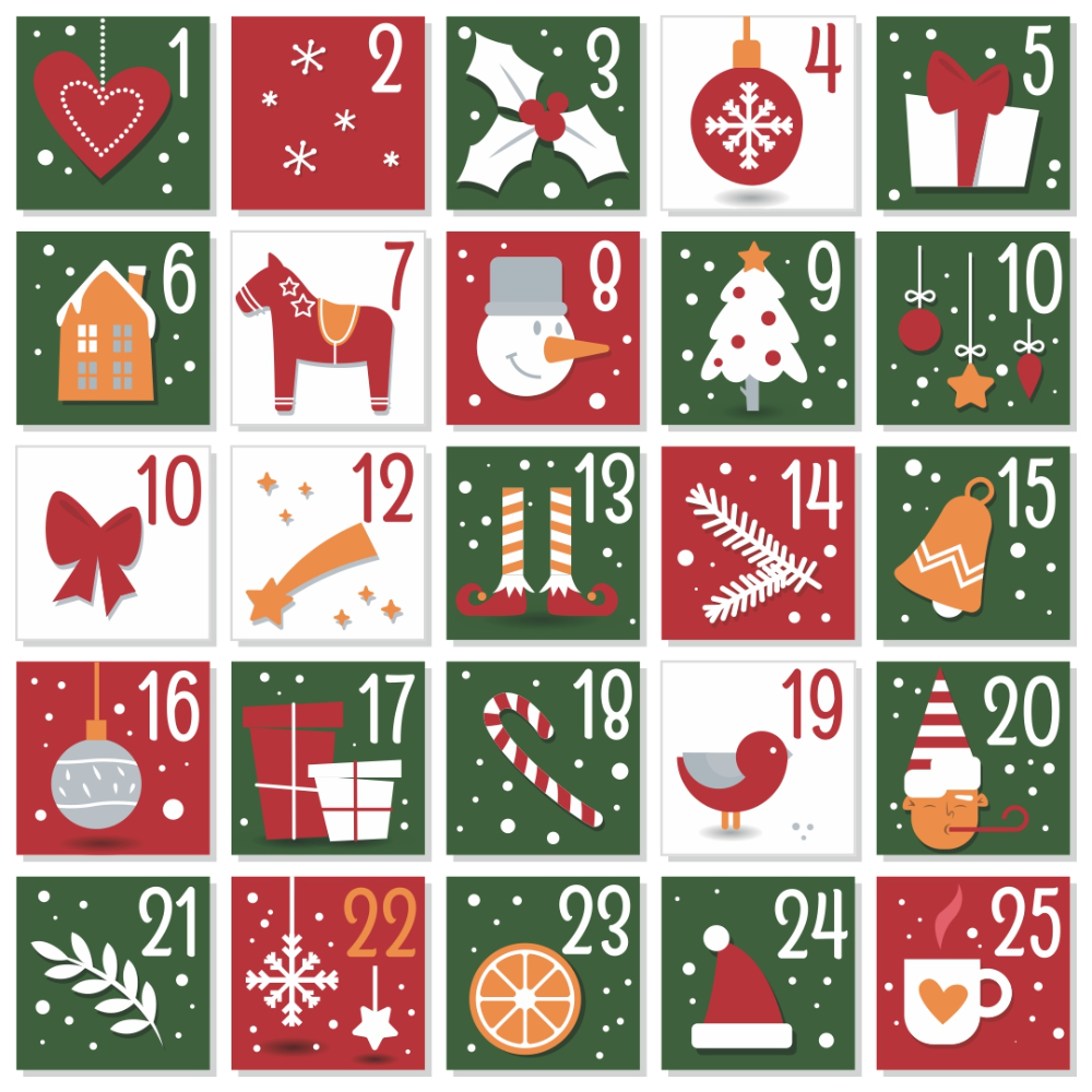 Advent Calendar Numbers 10 Free PDF Printables Printablee