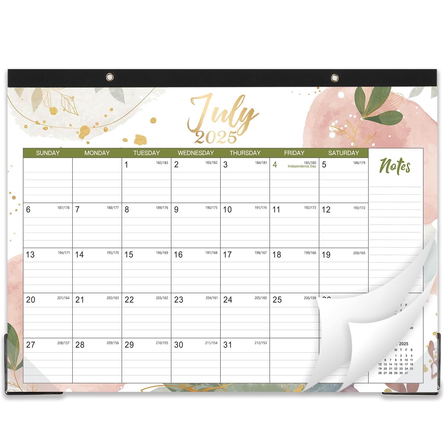 Amazon 2025 2026 Desk Calendar JUL 2025 DEC 2026 14 6 X 11 5 Desk Calendar 2025 2026 Desk Pad Julian Date Good For Work Or Home Desk Organizing Office Products