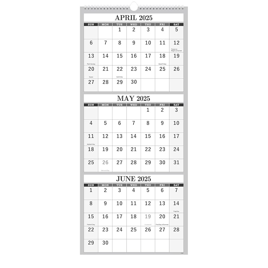 Amazon 2025 2026 Wall Calendar Apr 2025 Jul 2026 3 Month Calendar Vertical Display 3 Month Wall Calendar 2025 2026 11 X 26 Large Monthly Calendar Lay Flat Holidays Blocks Perfect For Planning Office Products Amazon 2025 2026 Wall Calendar Apr 2025 Jul 2026 3 Month Calendar Vertical Display 3 Month Wall Calendar 2025 2026 11 X 26 Large Monthly Calendar Lay Flat Holidays Blocks Perfect For Planning Office Products