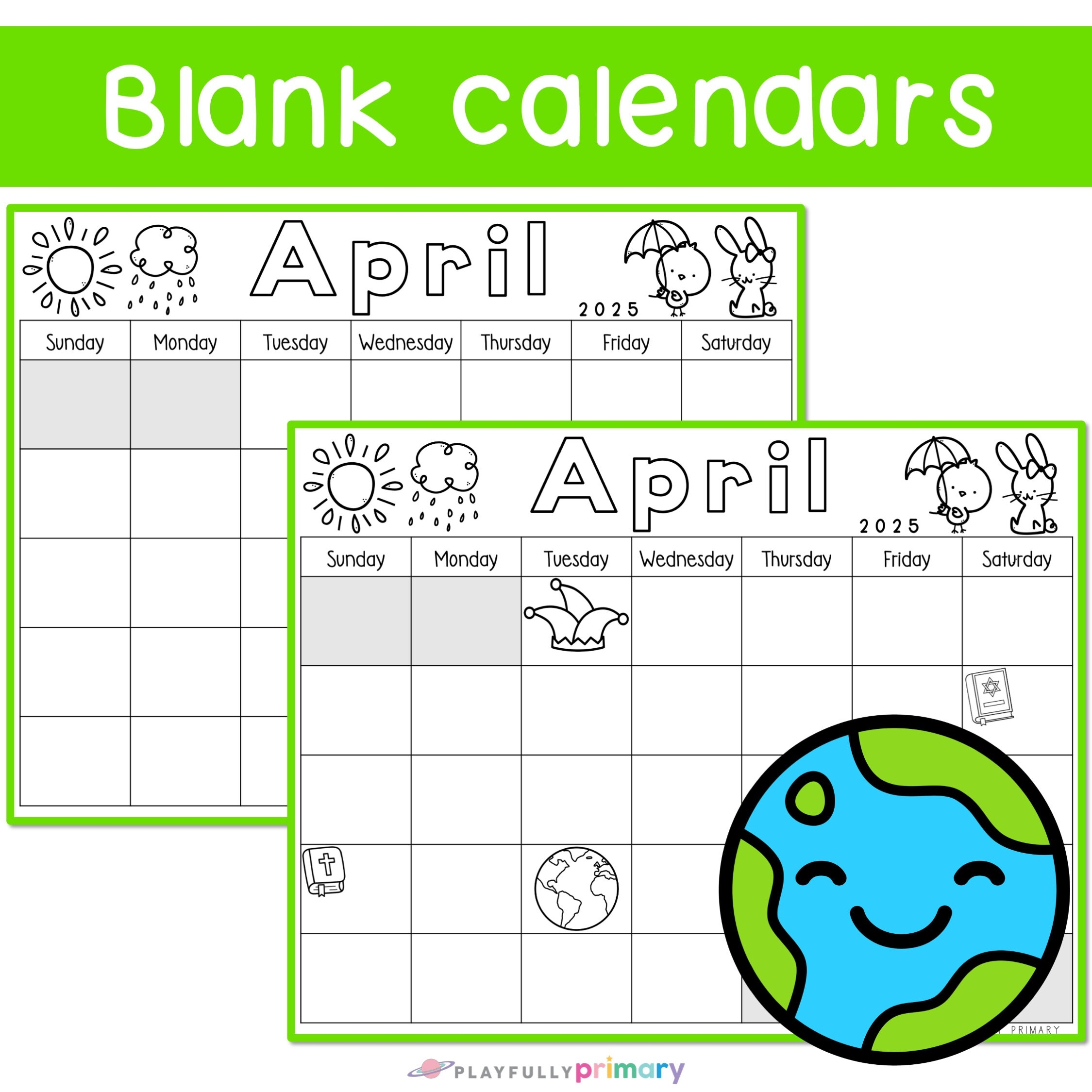 april calendar 2025 printable calendar tracing worksheets calendar traceable kindergarten activities blank calendar template april 2025 etsy
