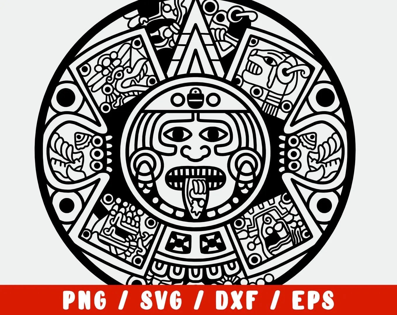 Aztec Calendar Printable Aztec Calendar Printable