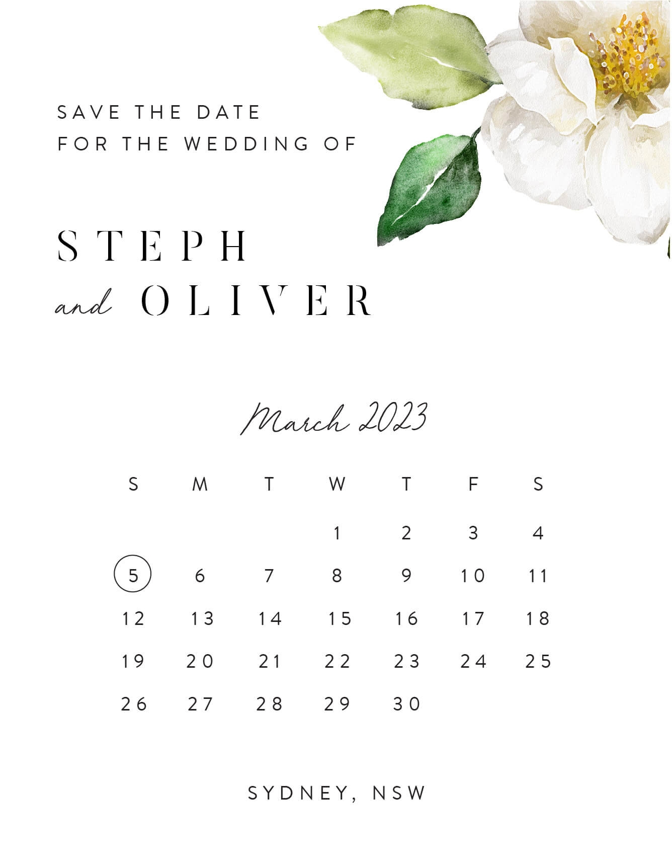 Printable Save The Date Calendar Template Printable Save The Date Calendar Template
