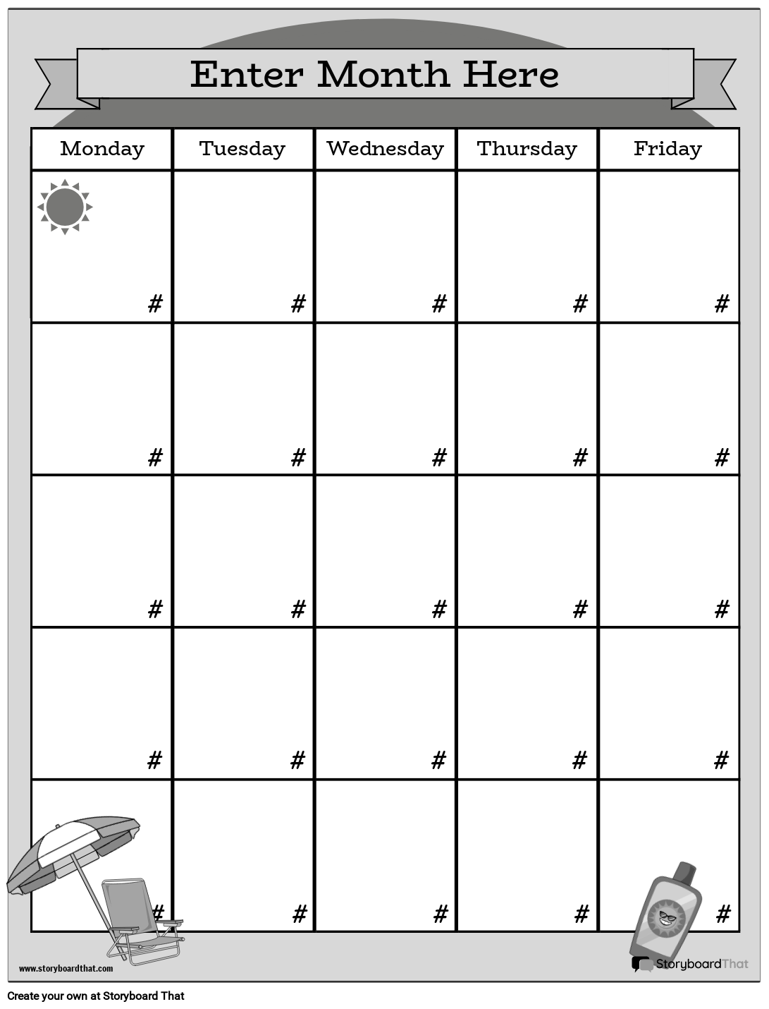 Create Printable Calendars With Storyboard That In 2025 Create Printable Calendars With Storyboard That In 2025