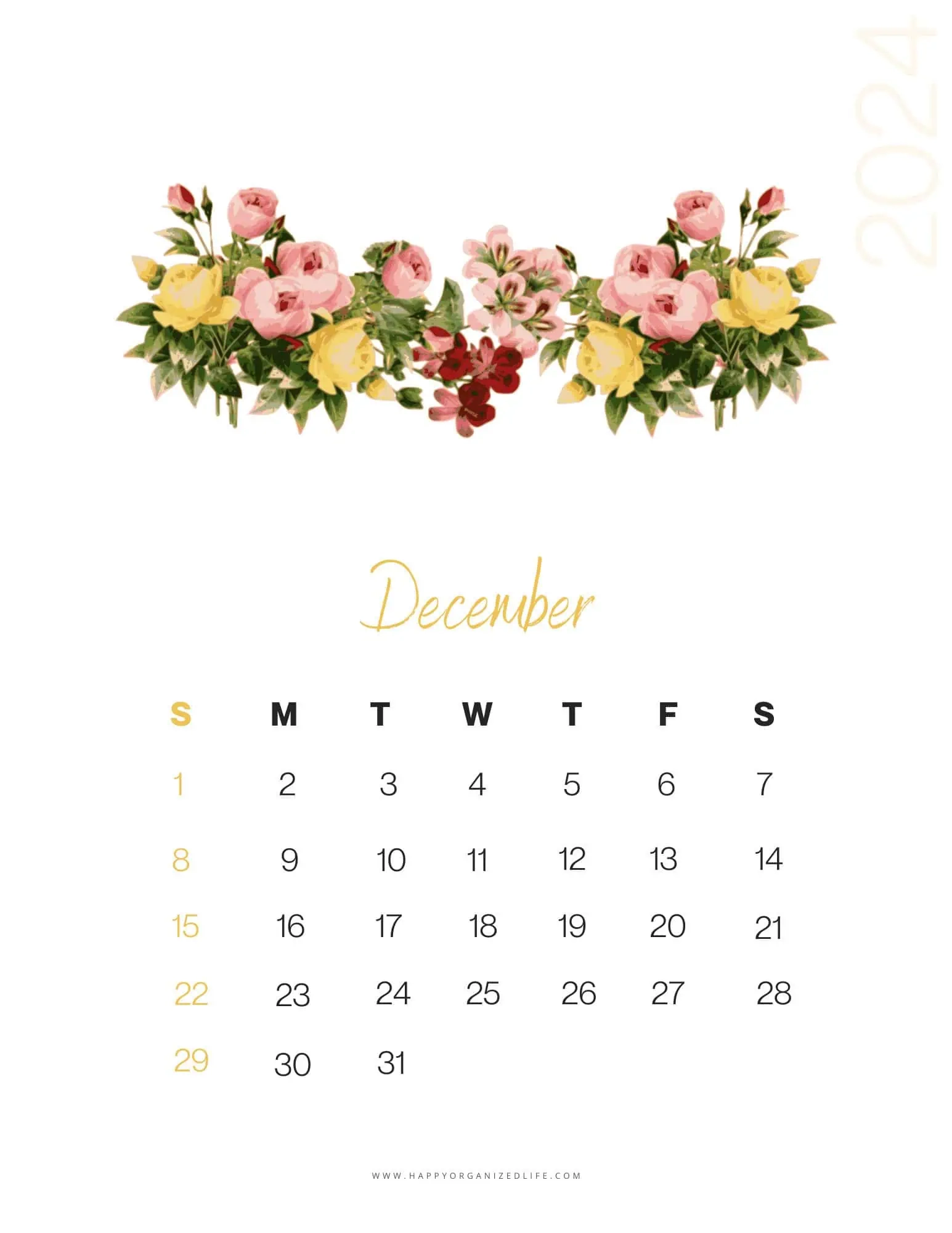 December Calendar For 2024 45 Free Printable Designs