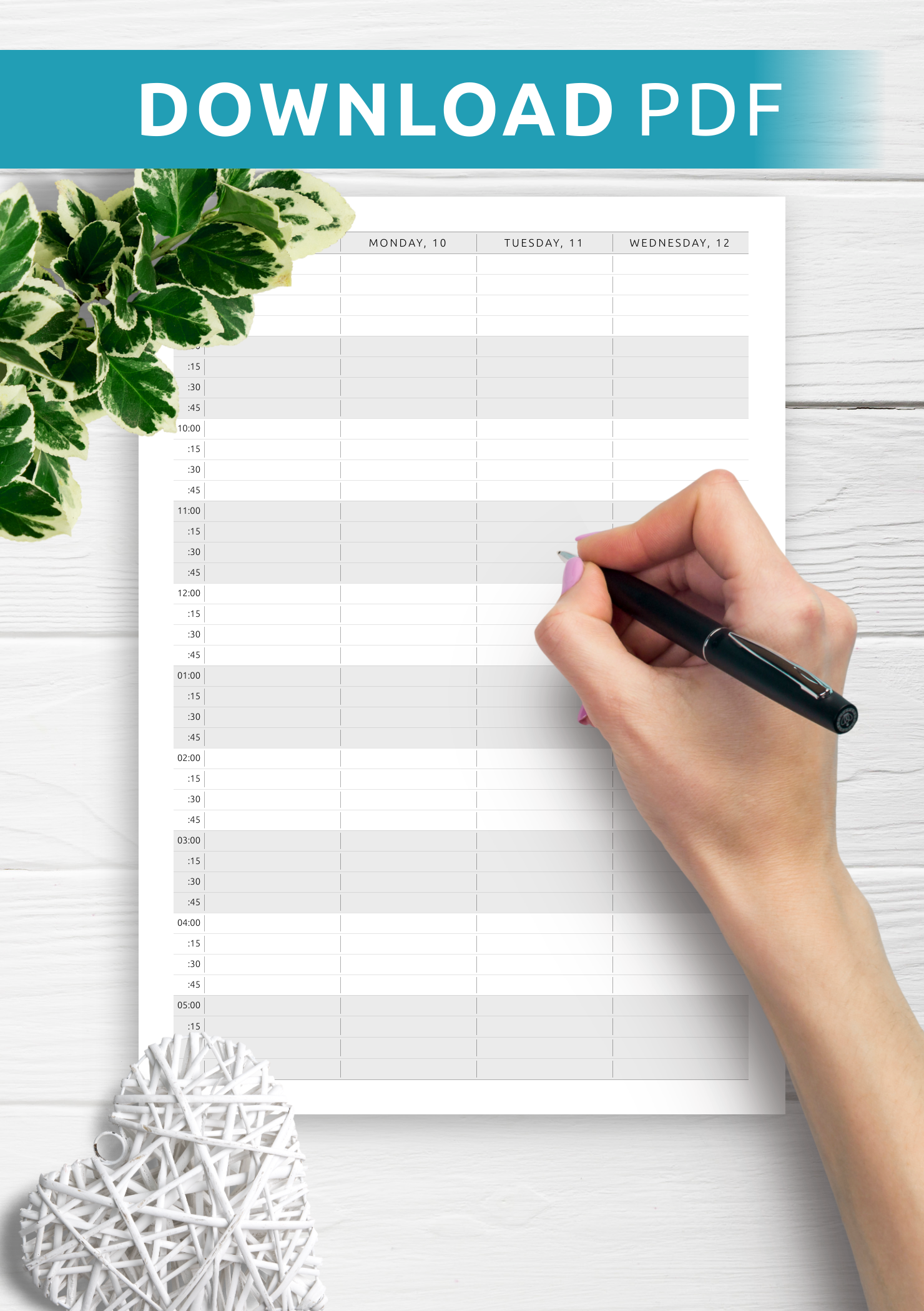 Free Printable Appointment Calendars