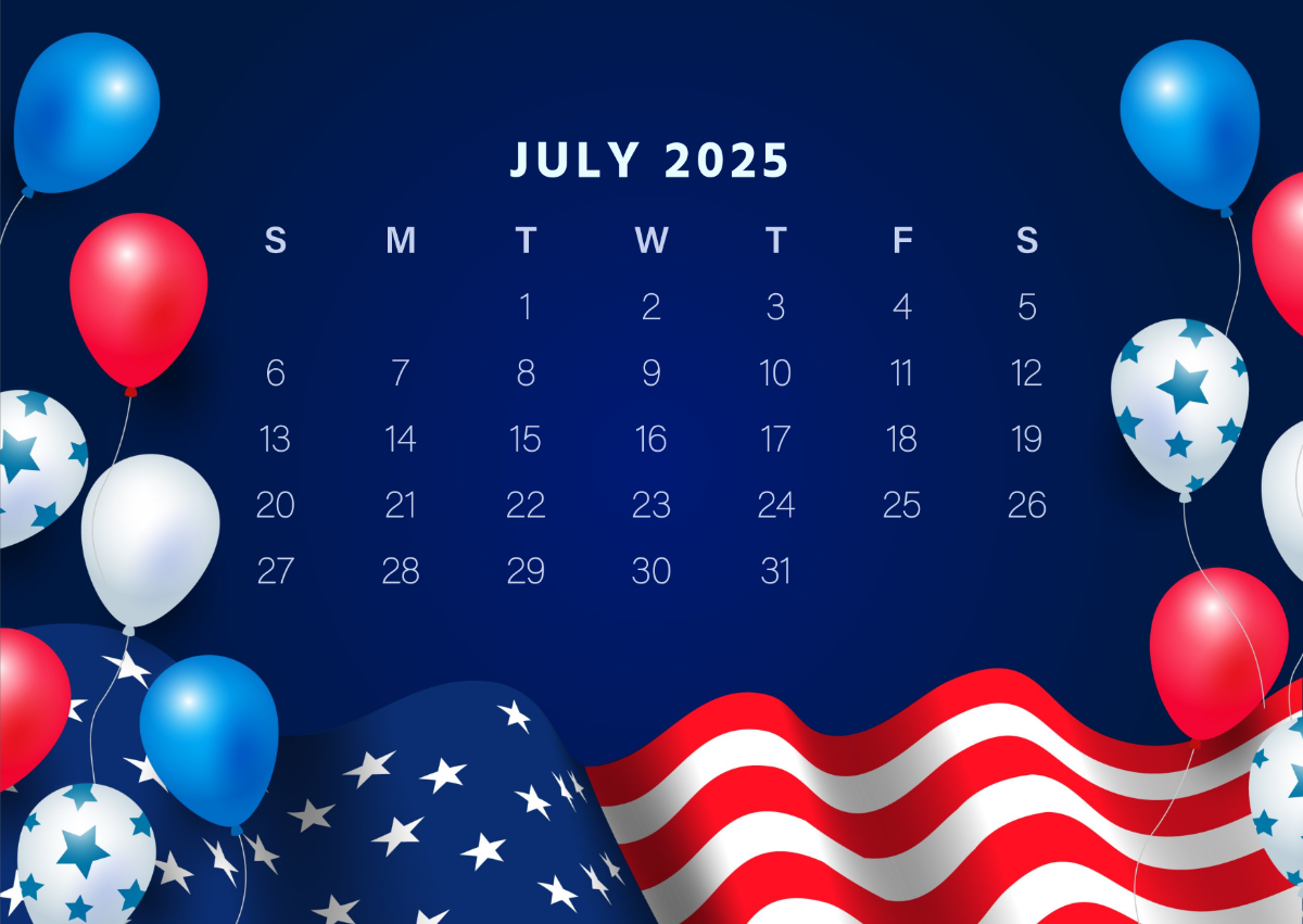 Free July 2025 Calendar Templates Editable And Printable
