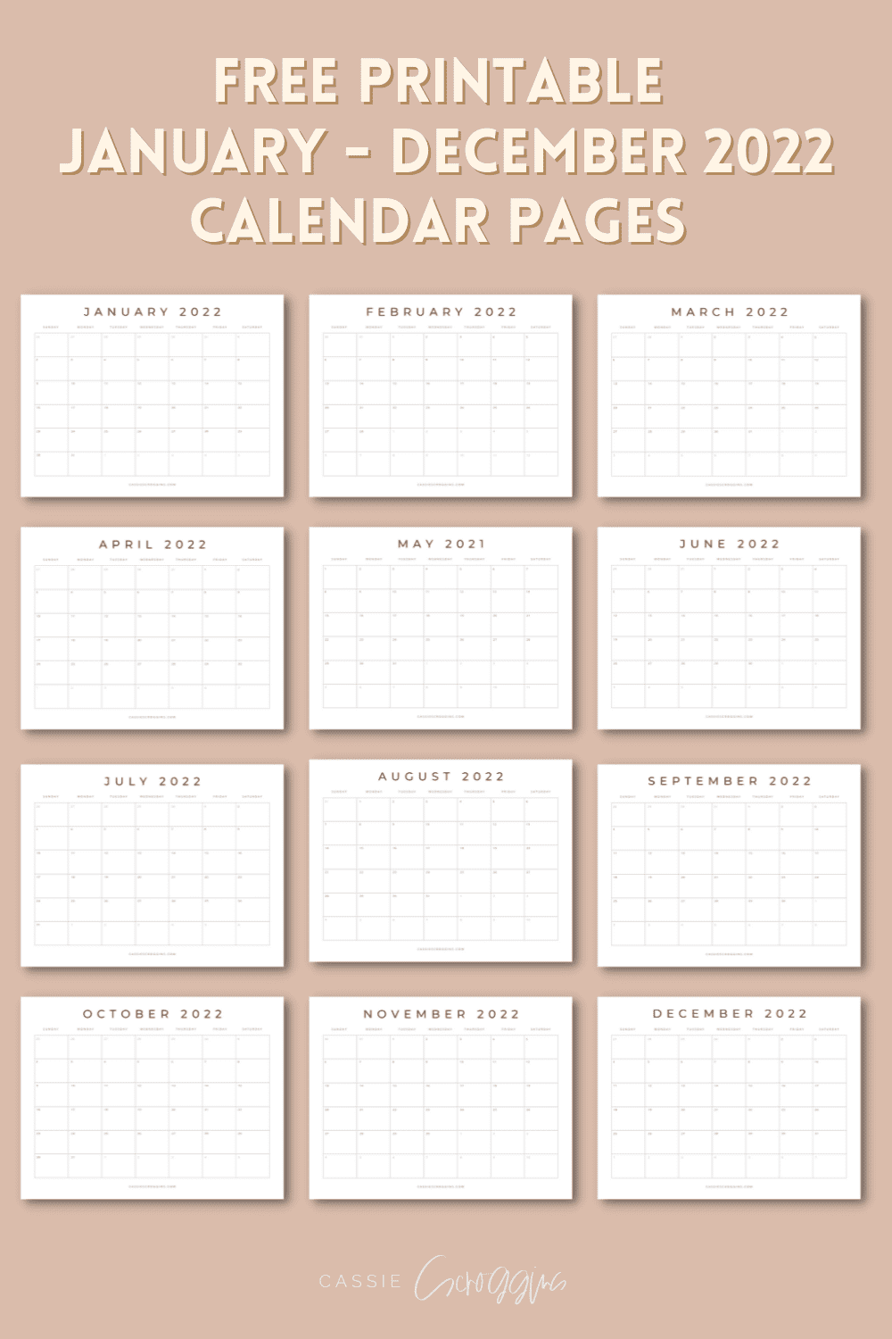 Calendar Template Printable Free Calendar Template Printable Free