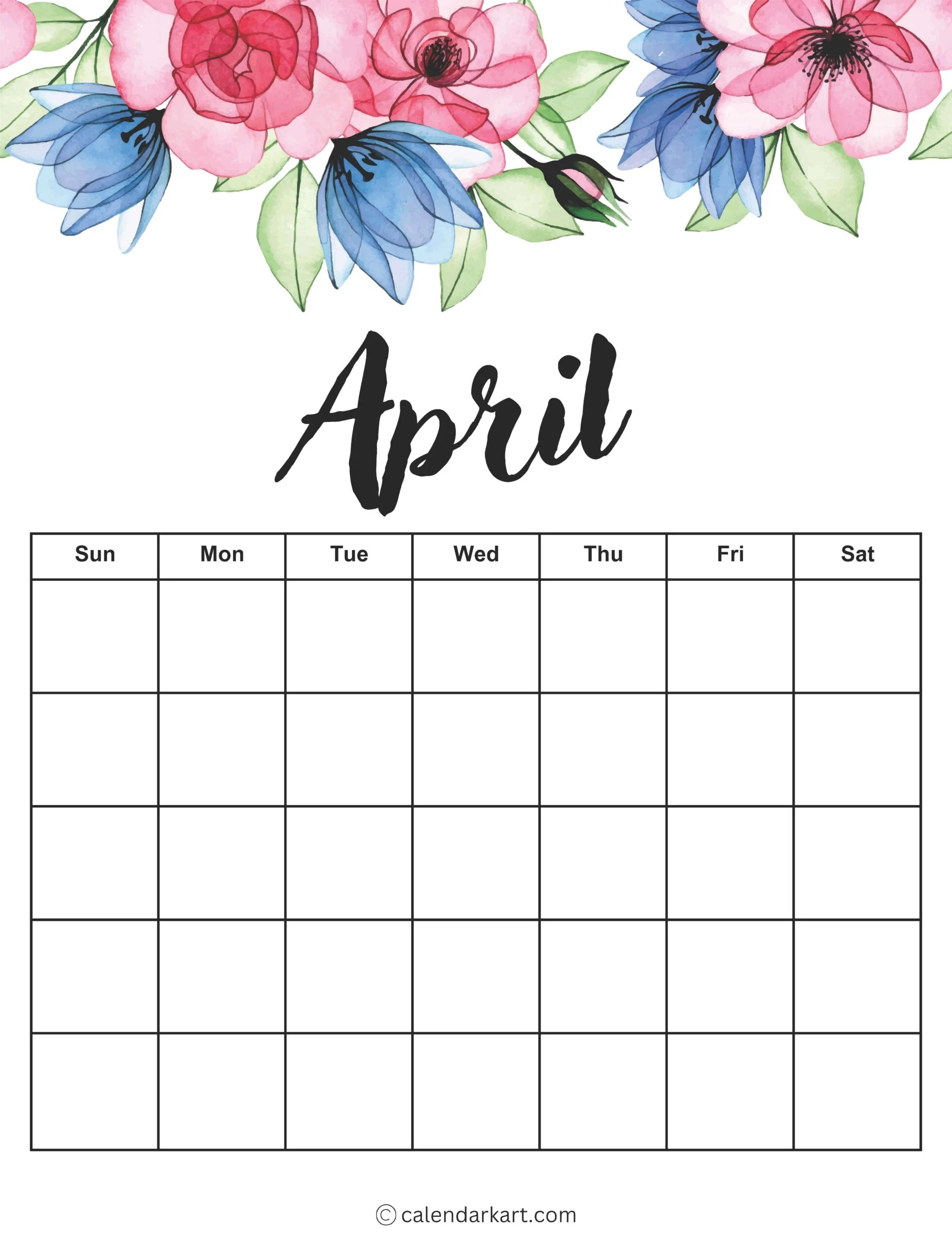 free printable april 2025 calendars 30 free printable pdf