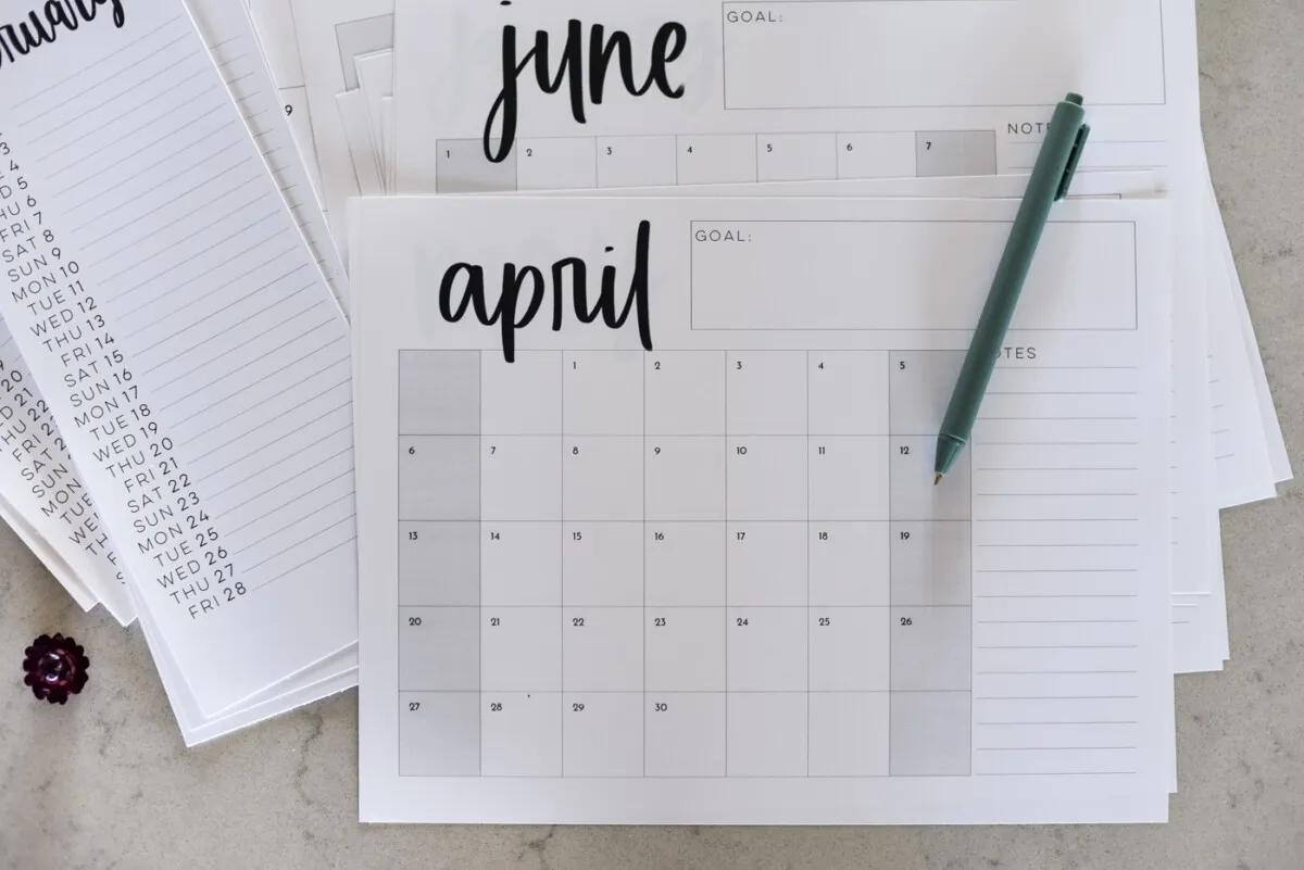 Free Printable Calendars 2025 Lemon Thistle Free Printable Calendars 2025 Lemon Thistle
