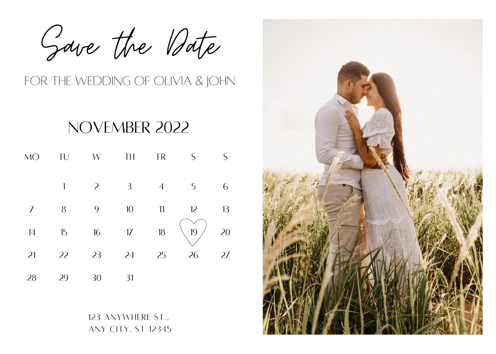 Free Save The Date Card Templates To Edit And Print Canva Free Save The Date Card Templates To Edit And Print Canva