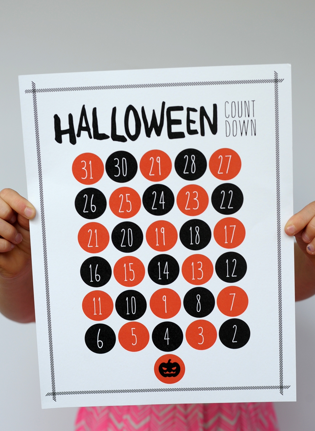 Halloween Countdown Free Printable Halloween Countdown Free Printable