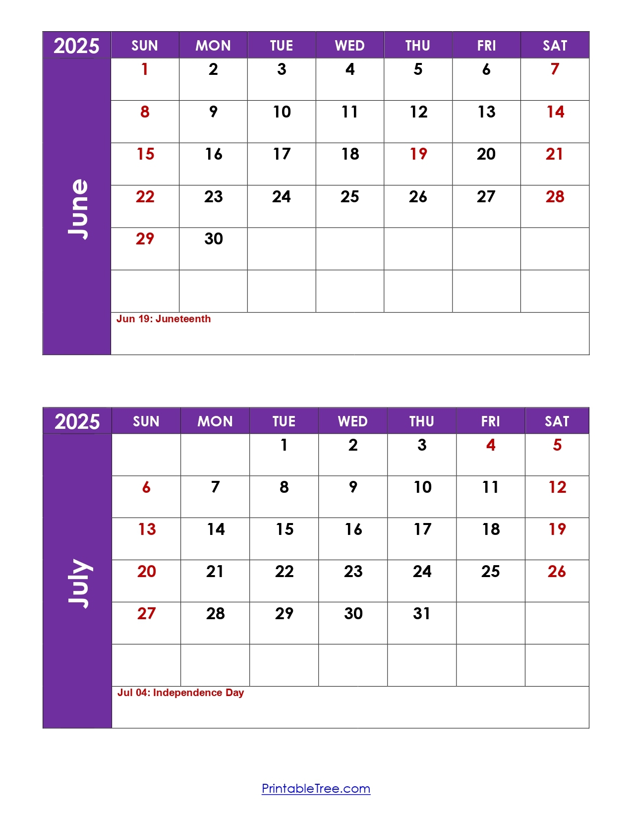 Free Printable Calendar June July August 2027
