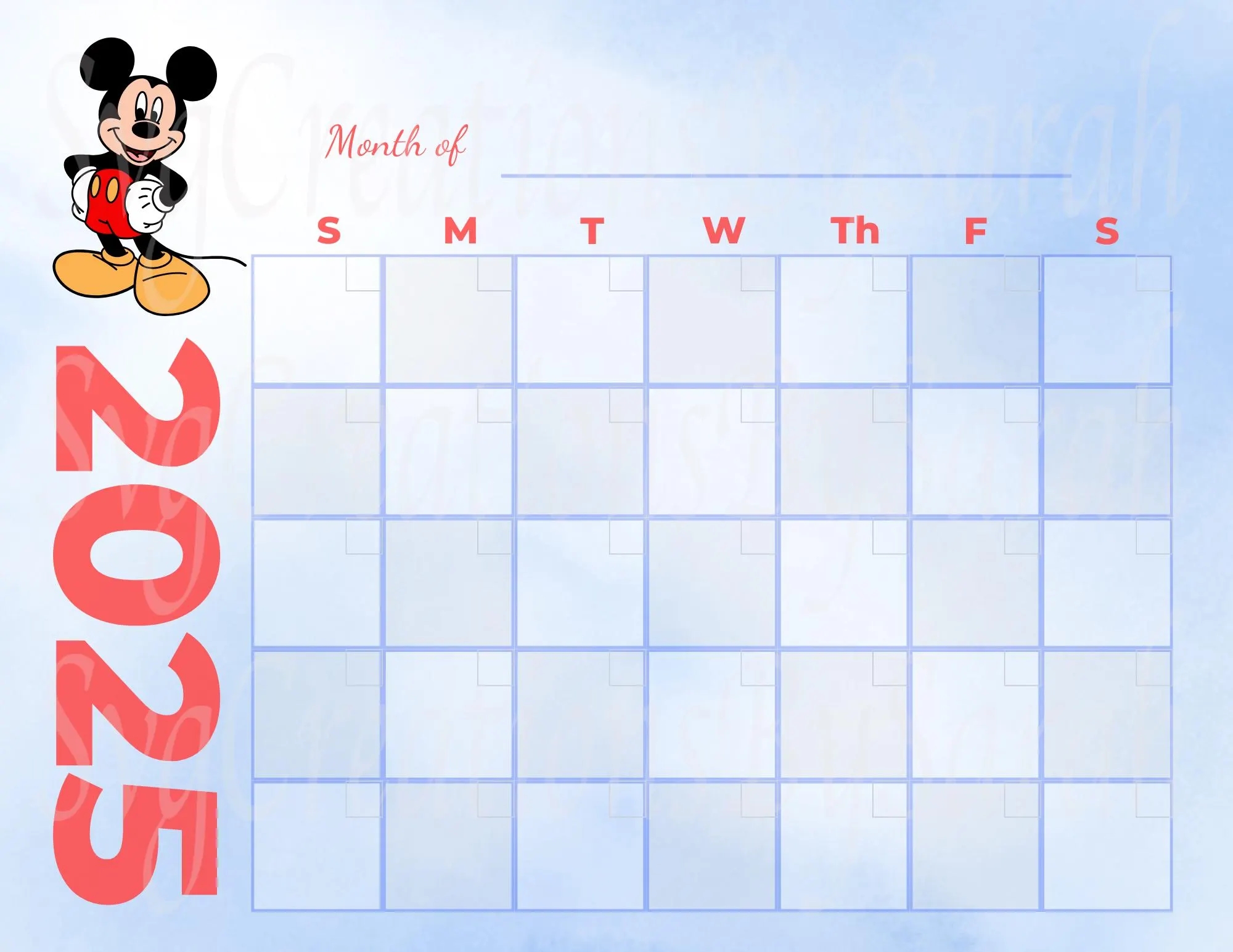 Mickey Digital Download Calendar 2025 Mickey Png Digital Download Calendar 2025 Mickey Family 2025 Minnie Digital Download Mickey 2025 Etsy Norway