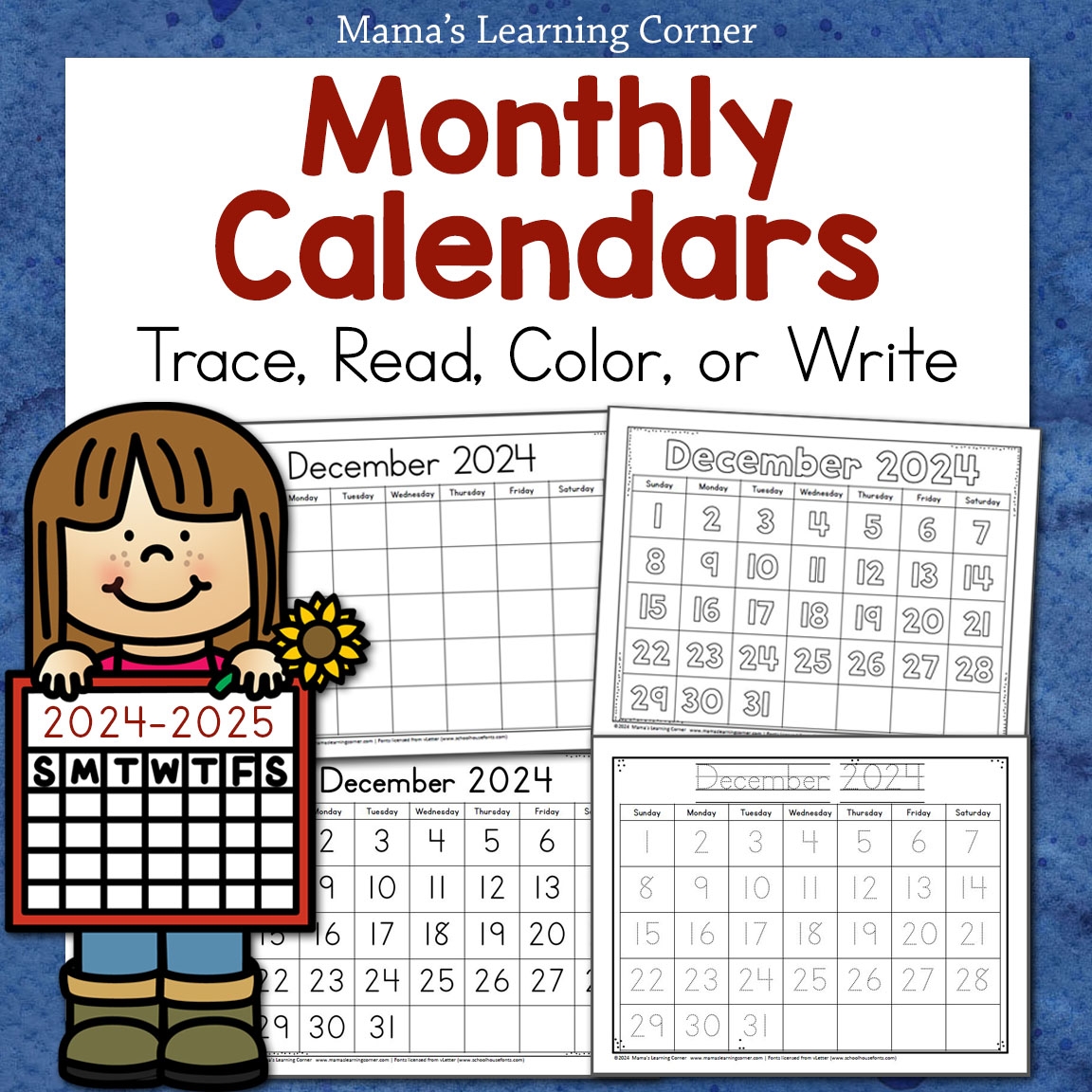 Printable Calendars To Write On
