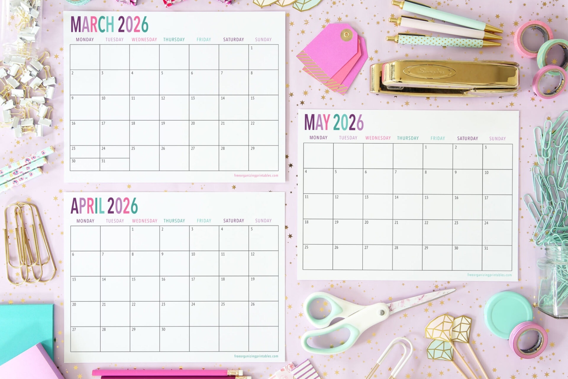 15 Free Printable Calendars To Help Maximize Your Time