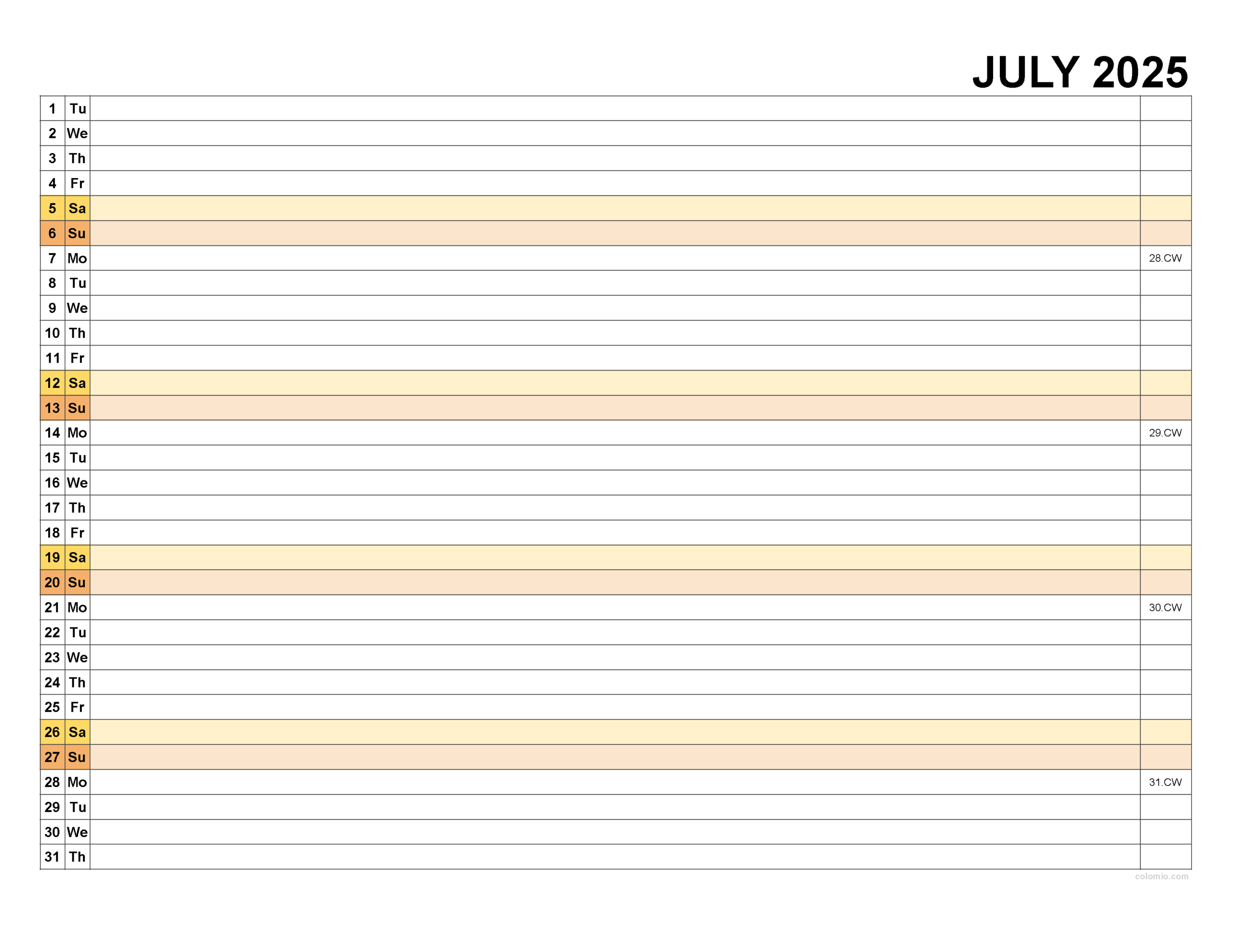 2025 Calendar Monthly Calendars With Calendar Maker PDF Excel And Image File Free Download And Printable