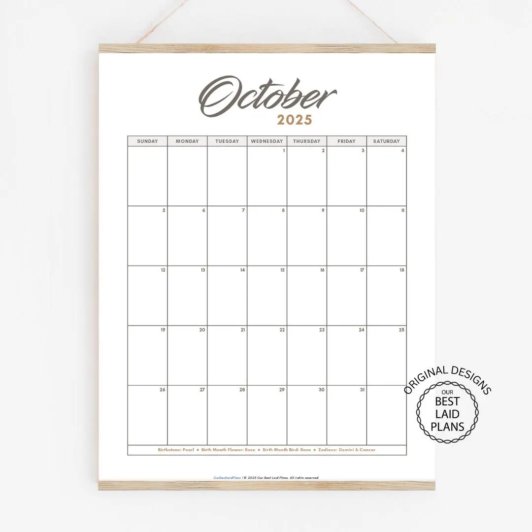 2025 Calendar Printable Calendar 2025 Monthly Planner Portrait Monthly Calendar Sunday Start 2025 Wall Calendar Printable PDF No Holidays Etsy 2025 Calendar Printable Calendar 2025 Monthly Planner Portrait Monthly Calendar Sunday Start 2025 Wall Calendar Printable PDF No Holidays Etsy