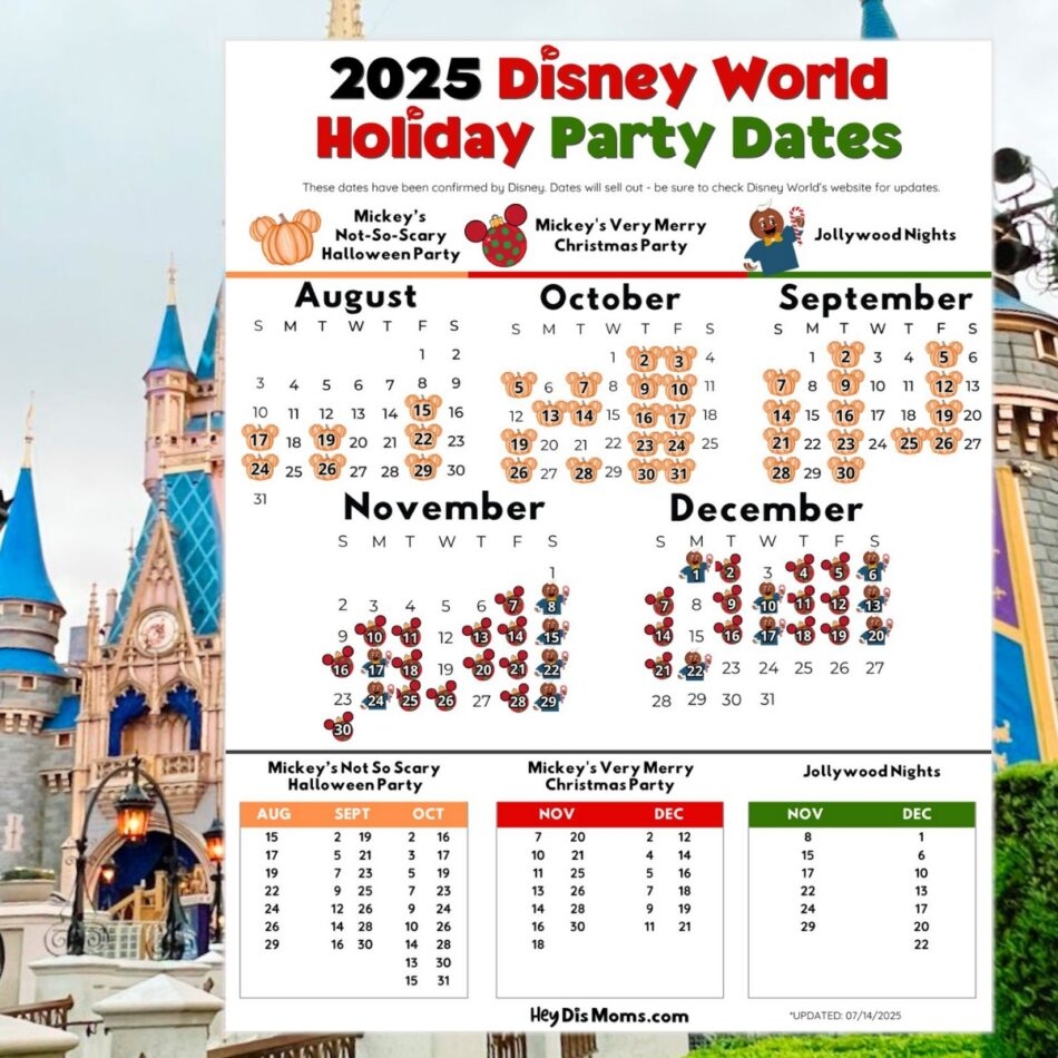 2025 Dates For Disney World Holiday Parties Free Printable HeyDisMoms 2025 Dates For Disney World Holiday Parties Free Printable HeyDisMoms