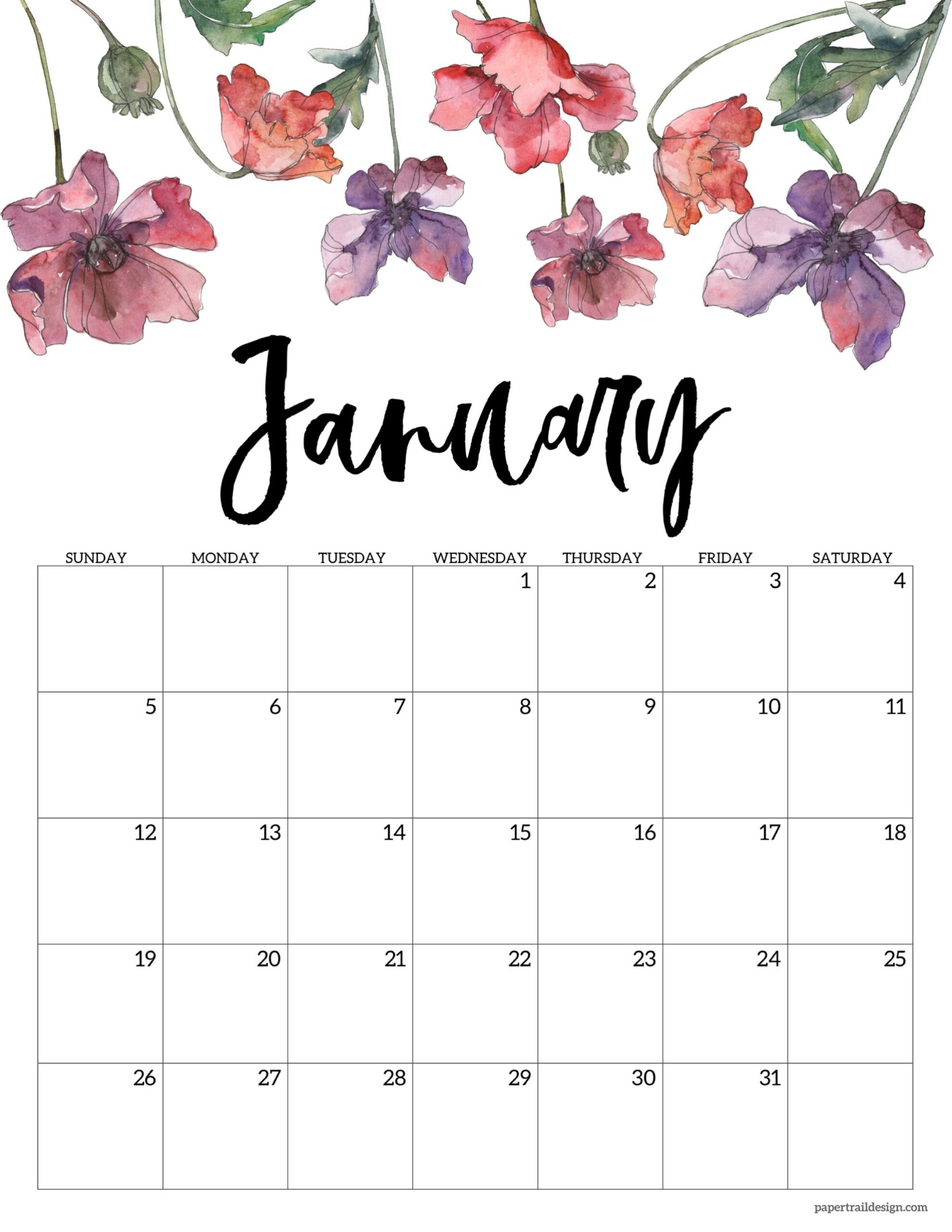 2025 Printable Calendar With Pictures