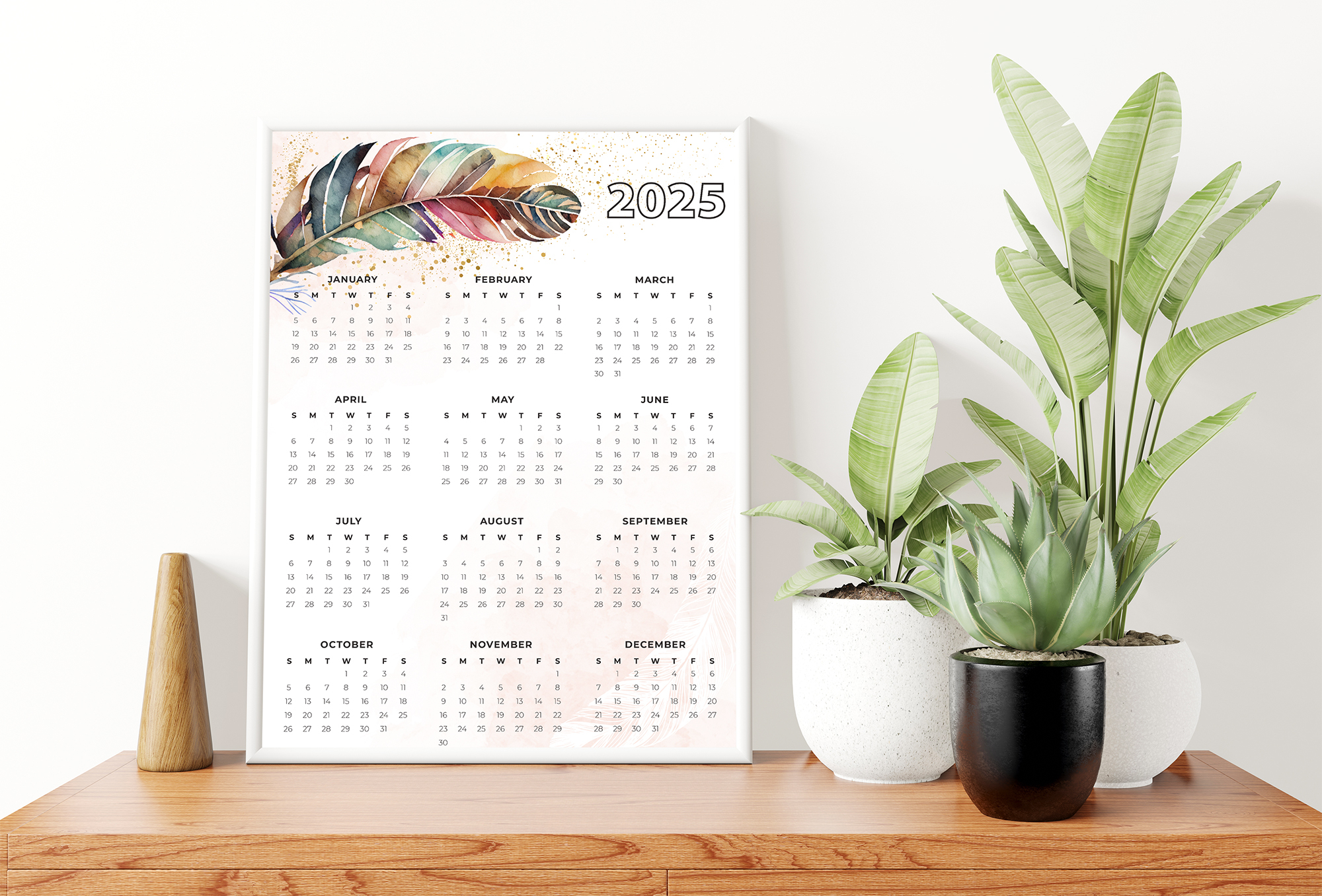 2025 Printable Calendar Yearly