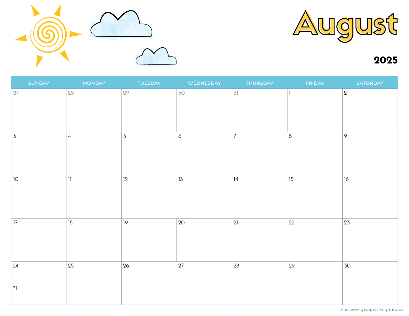 2025 Printable Calendars Free Printable Calendar Designs IMOM