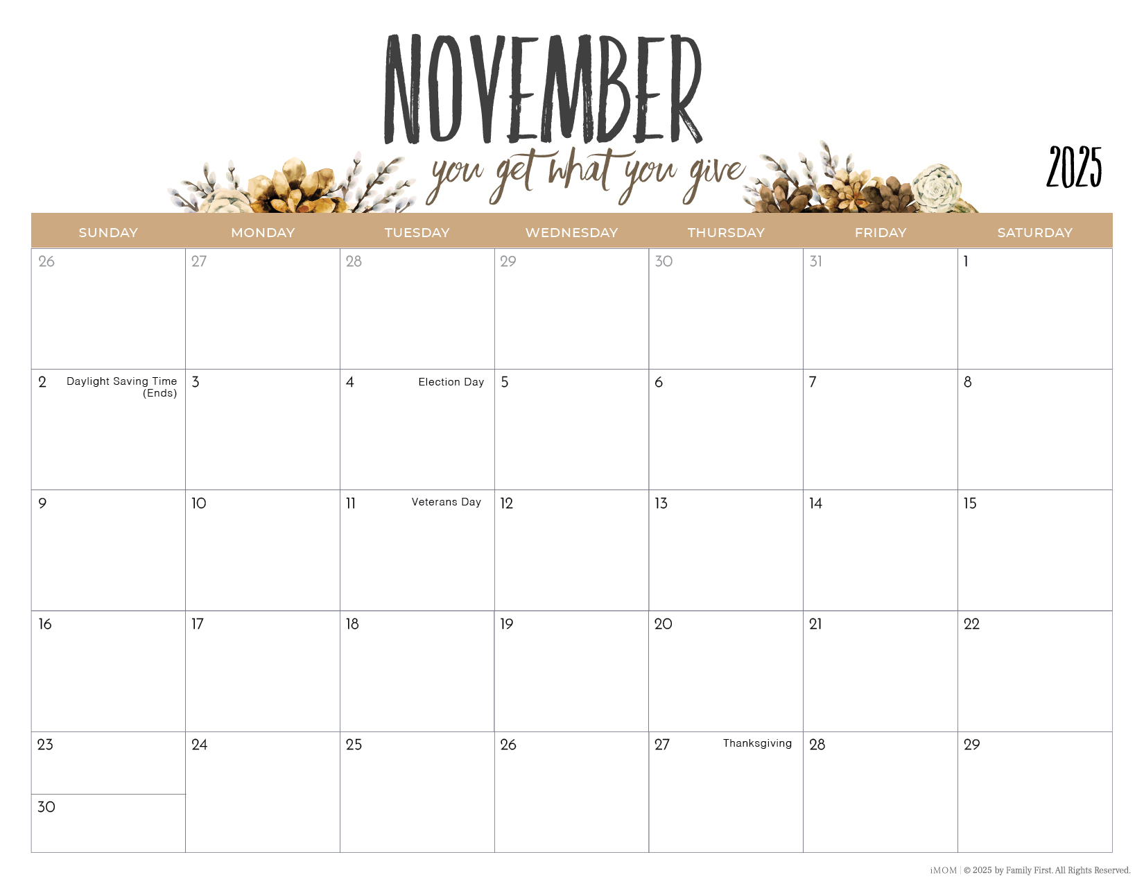 2025 Printable Calendars2025 2026 Printable Calendars For Moms IMOM 2025 Printable Calendars2025 2026 Printable Calendars For Moms IMOM