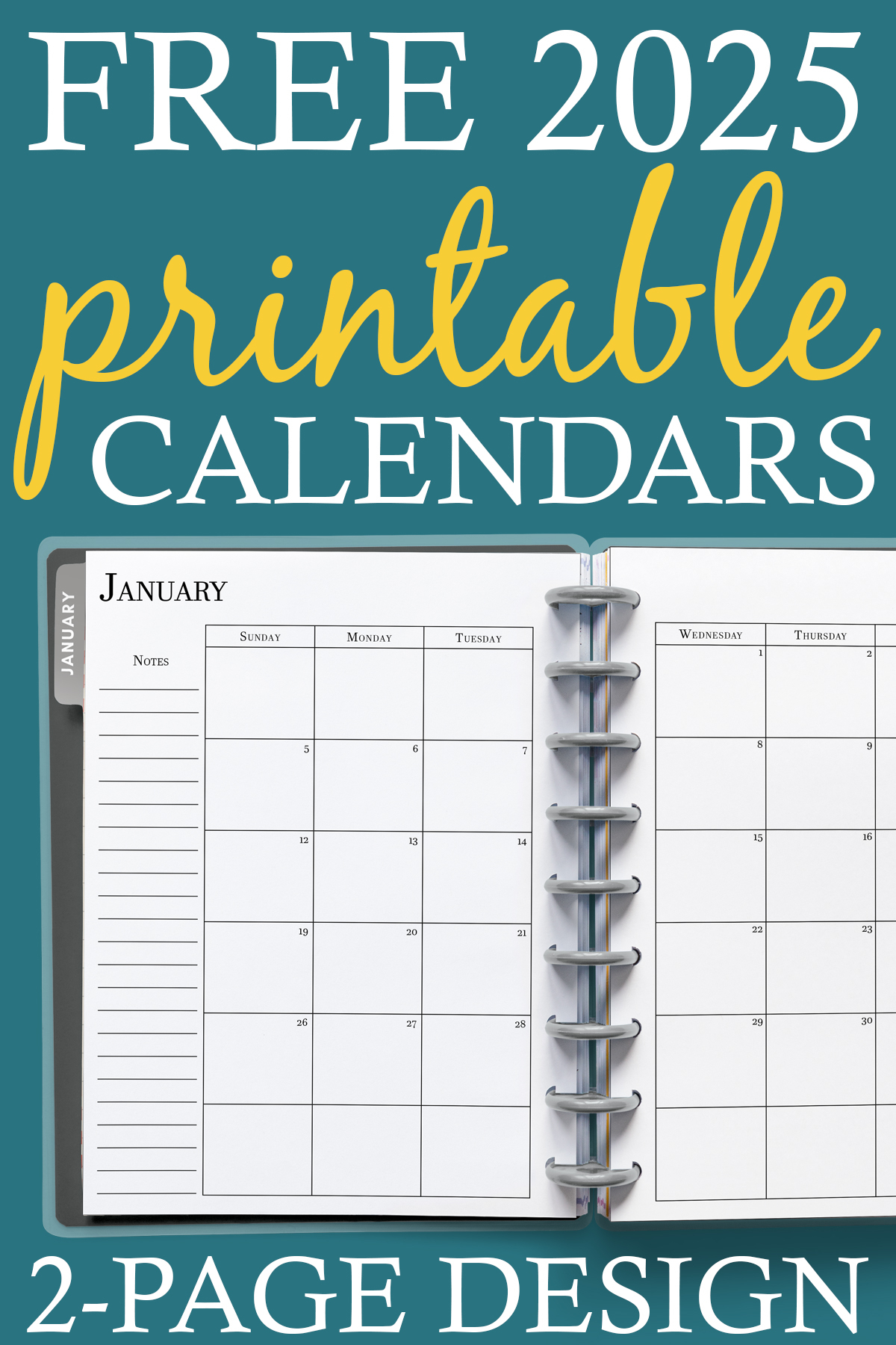2025 Two Page Print Calendar Pinterest Mom Envy 2025 Two Page Print Calendar Pinterest Mom Envy