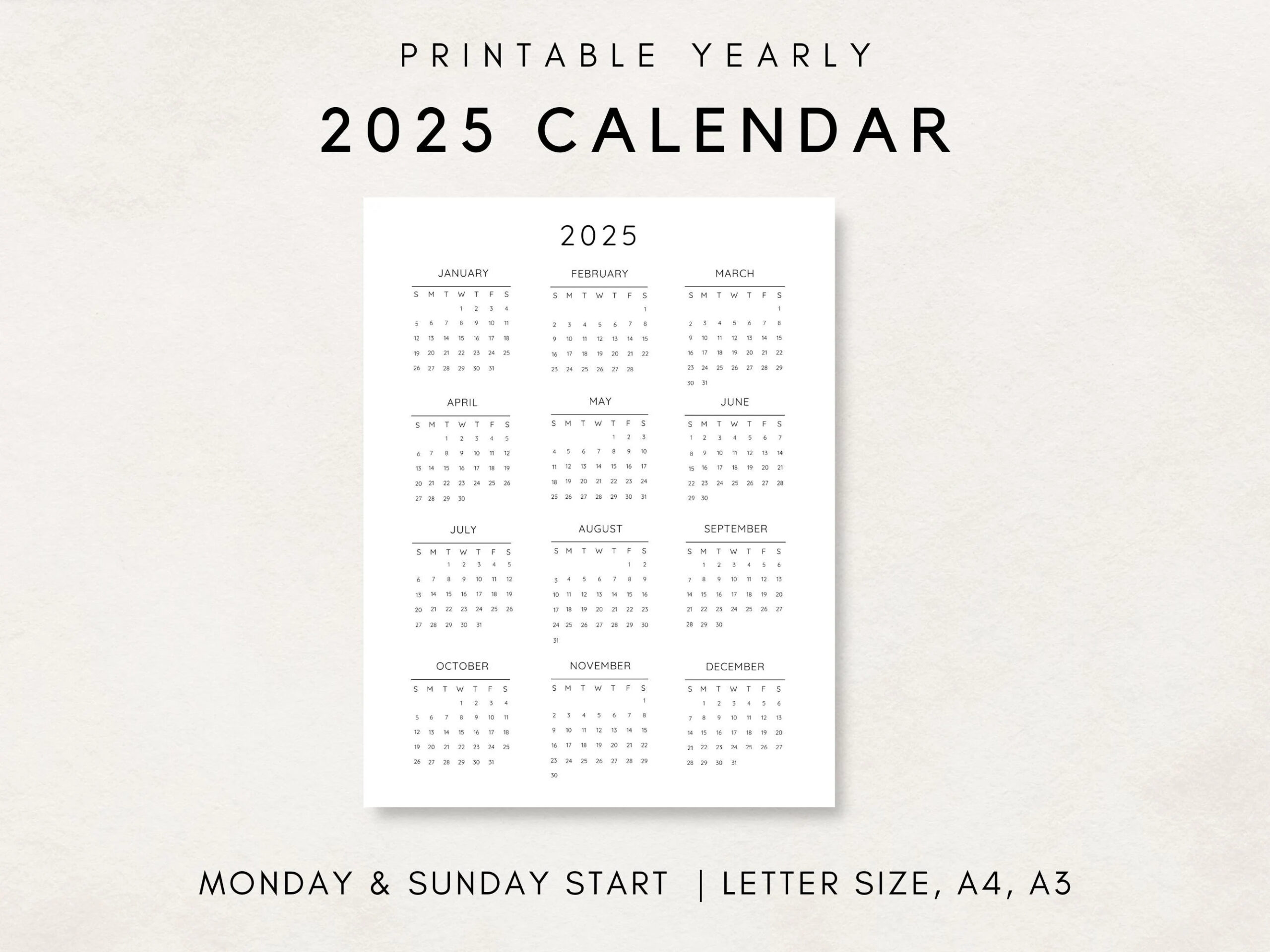 2025 yearly calendar printable calendar 2025 calendar 2025 digital calendar yearly wall calendar year at a glance 2025 annual calendar etsy 2025 yearly calendar printable calendar 2025 calendar 2025 digital calendar yearly wall calendar year at a glance 2025 annual calendar etsy
