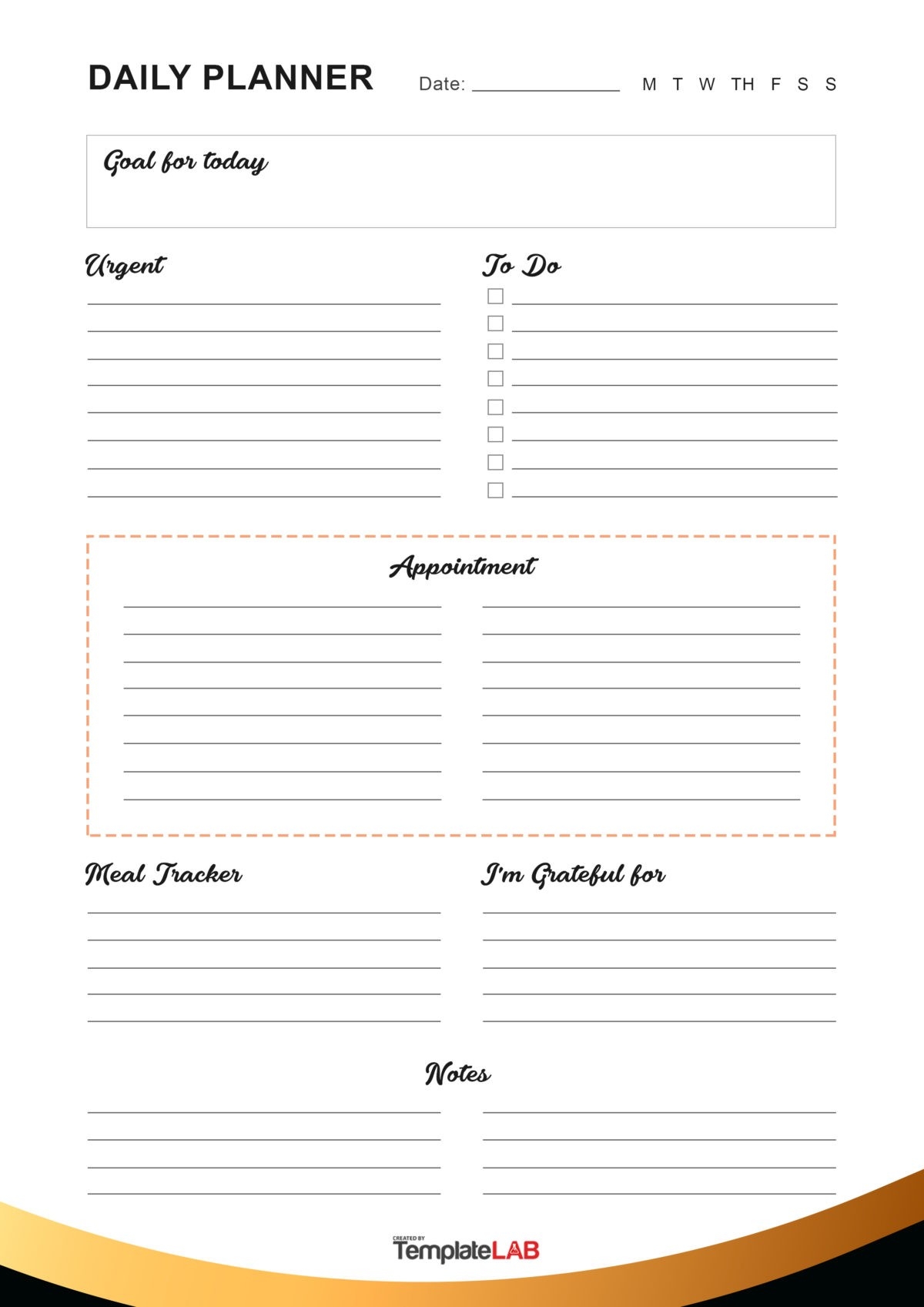 Daily Calendar Printable Pdf Free Download