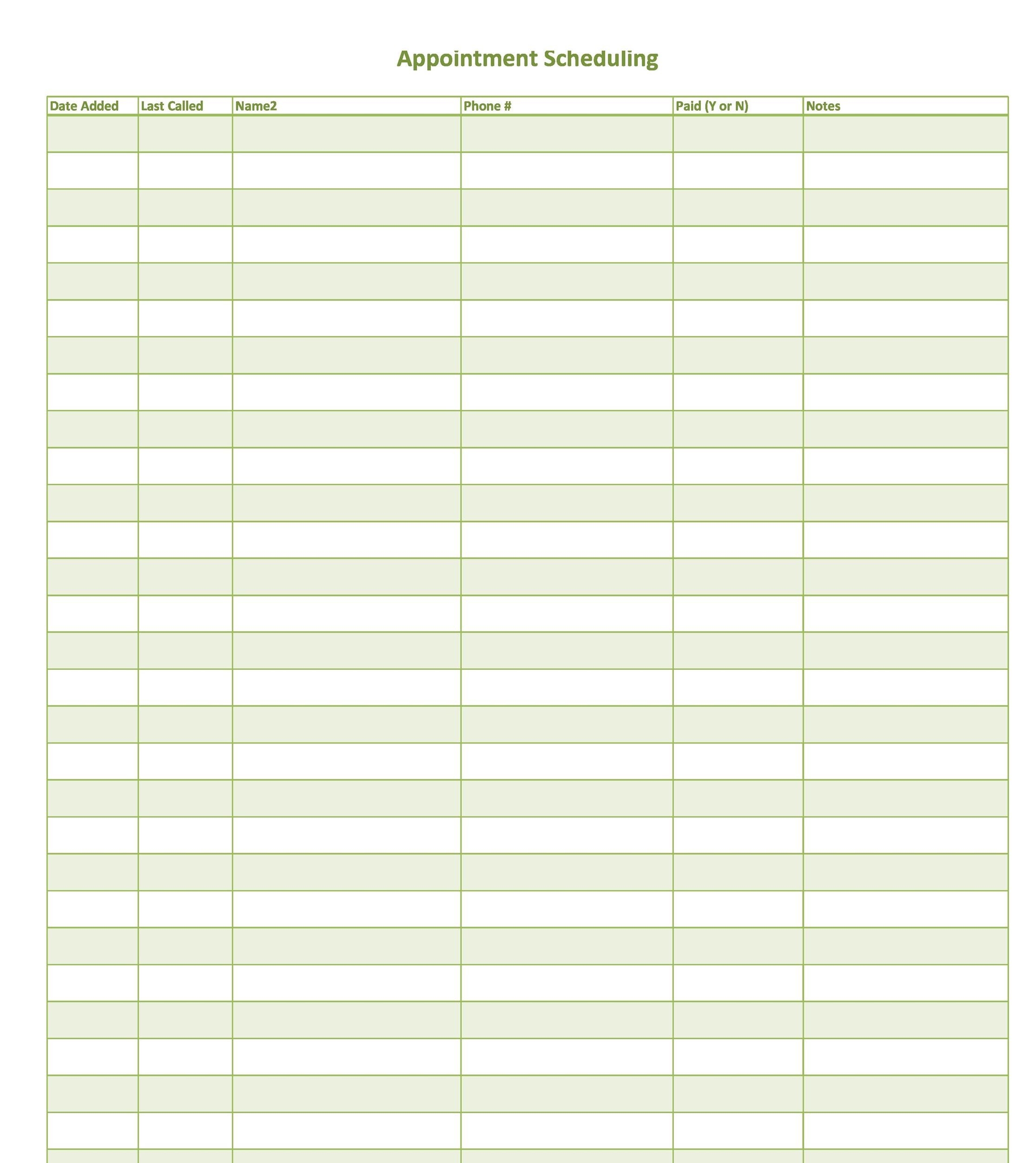 50 Printable Appointment Schedule Templates Appointment Calendars 50 Printable Appointment Schedule Templates Appointment Calendars
