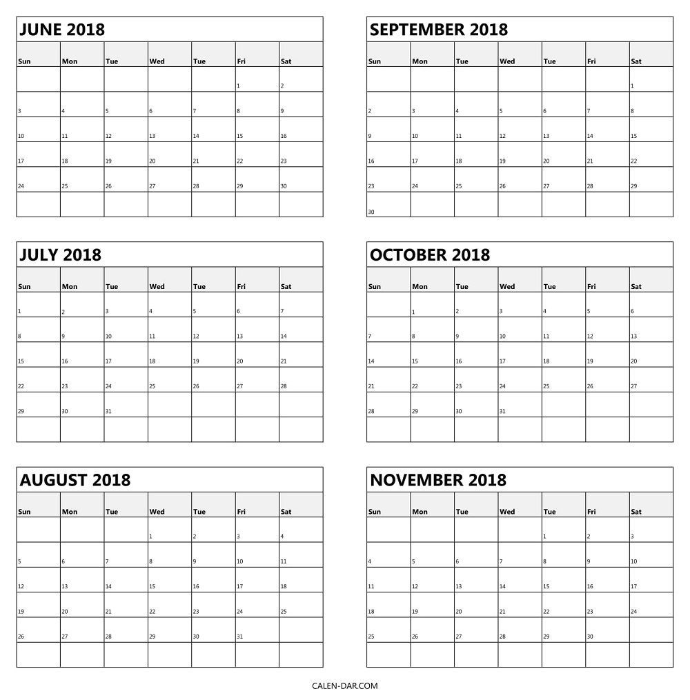 6 Month Calendar Template Printable Blank Calendar Template Worksheets Library
