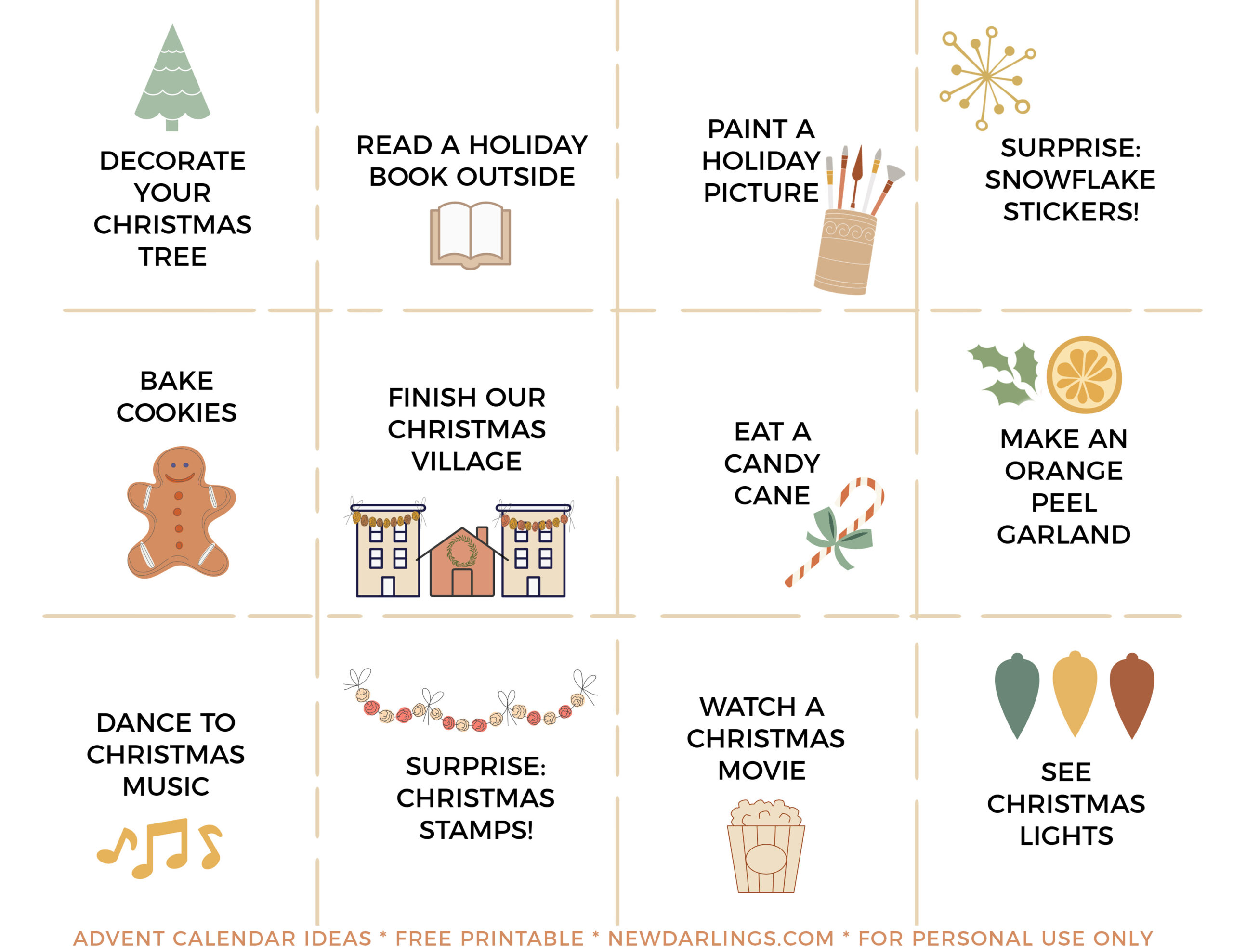 Advent Calendar Ideas New Darlings