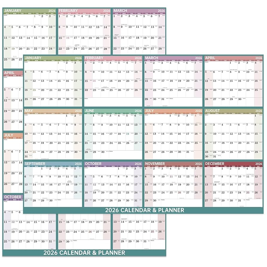 Amazon 2026 Wall Calendar 2026 12 Month Dry Erase Calendar For Wall 48 X 32 Paper Folded 2 Side Reversible Calendar 2026 Yearly Wall Calendar For Office Home School Office Products Amazon 2026 Wall Calendar 2026 12 Month Dry Erase Calendar For Wall 48 X 32 Paper Folded 2 Side Reversible Calendar 2026 Yearly Wall Calendar For Office Home School Office Products