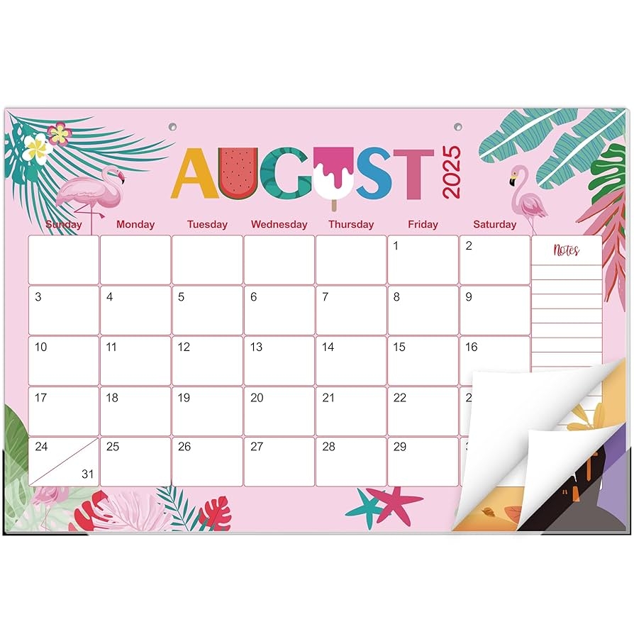 55 X 85 Printable Monthly Calendar