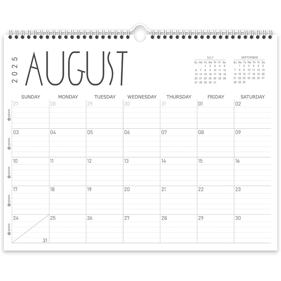 Amazon GuassLee Wall Calendar 2025 2025 2026 Calendar Wall From Jun 2025 To May 2026 14 X 11 Paper Monthly Planner Wall Hanging Calendar With Thick Paper For Office Home Planning Organizing Office Products