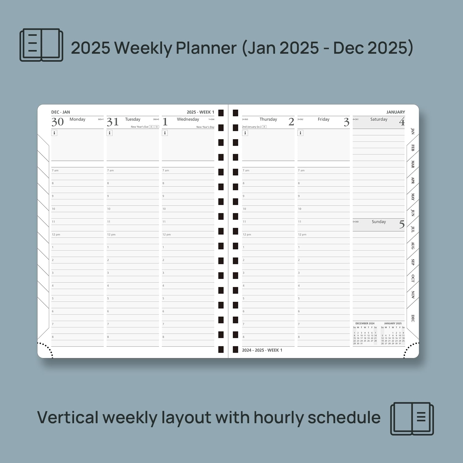 Amazon POPRUN 2025 Planner 6 5 X 8 5 With Hourly Schedule Vertical Weekly Layout 2025 Weekly Planner For Time Management Monthly Tabs Pen Holder Spiral Bound Leather Soft Cover Black Office Products Amazon POPRUN 2025 Planner 6 5 X 8 5 With Hourly Schedule Vertical Weekly Layout 2025 Weekly Planner For Time Management Monthly Tabs Pen Holder Spiral Bound Leather Soft Cover Black Office Products