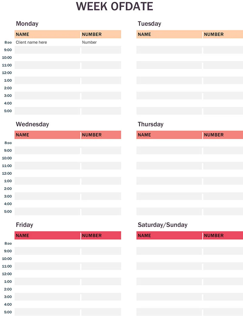 Appointment Calendar Template Options You Can Use Right Now