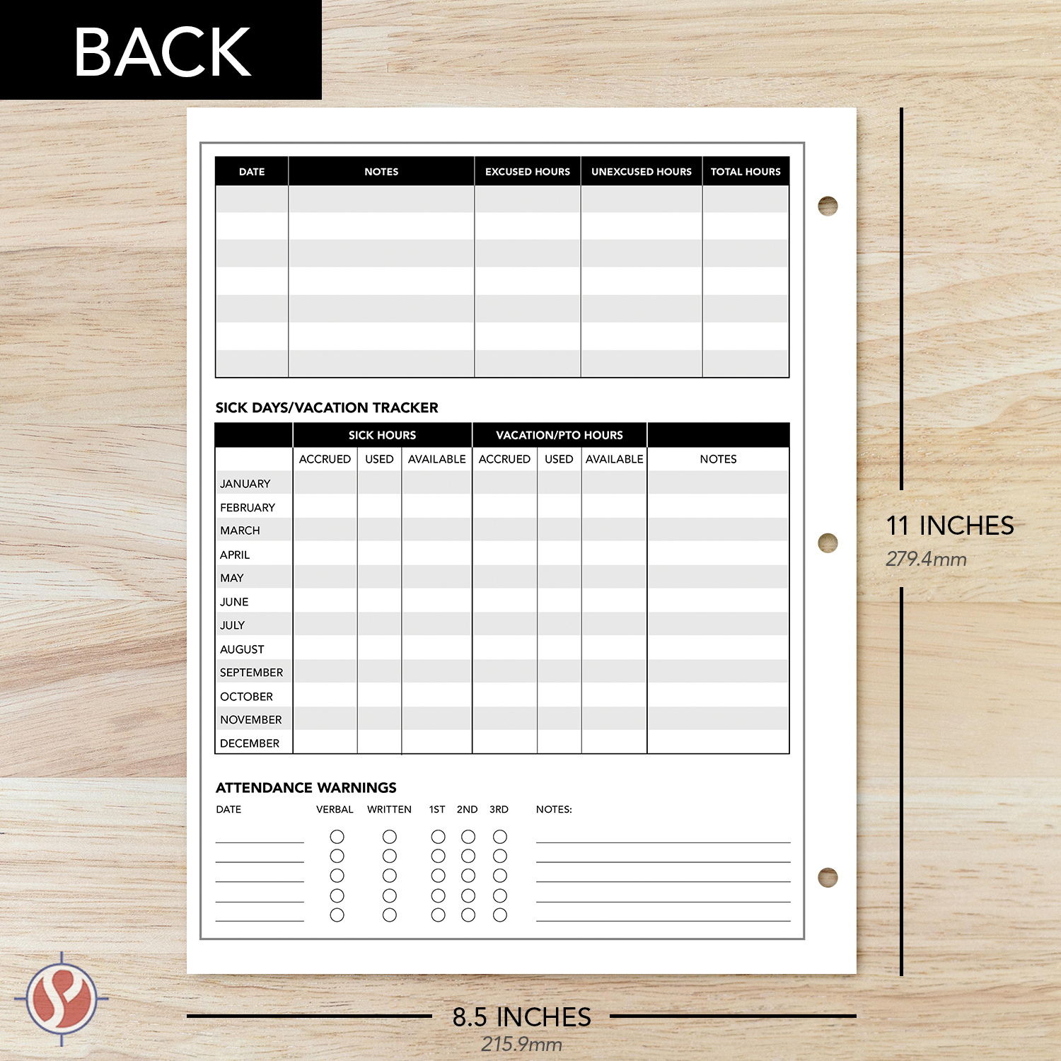Attendance Calendar Year Of 2025 Bulk And Wholesale Fine Cardstock