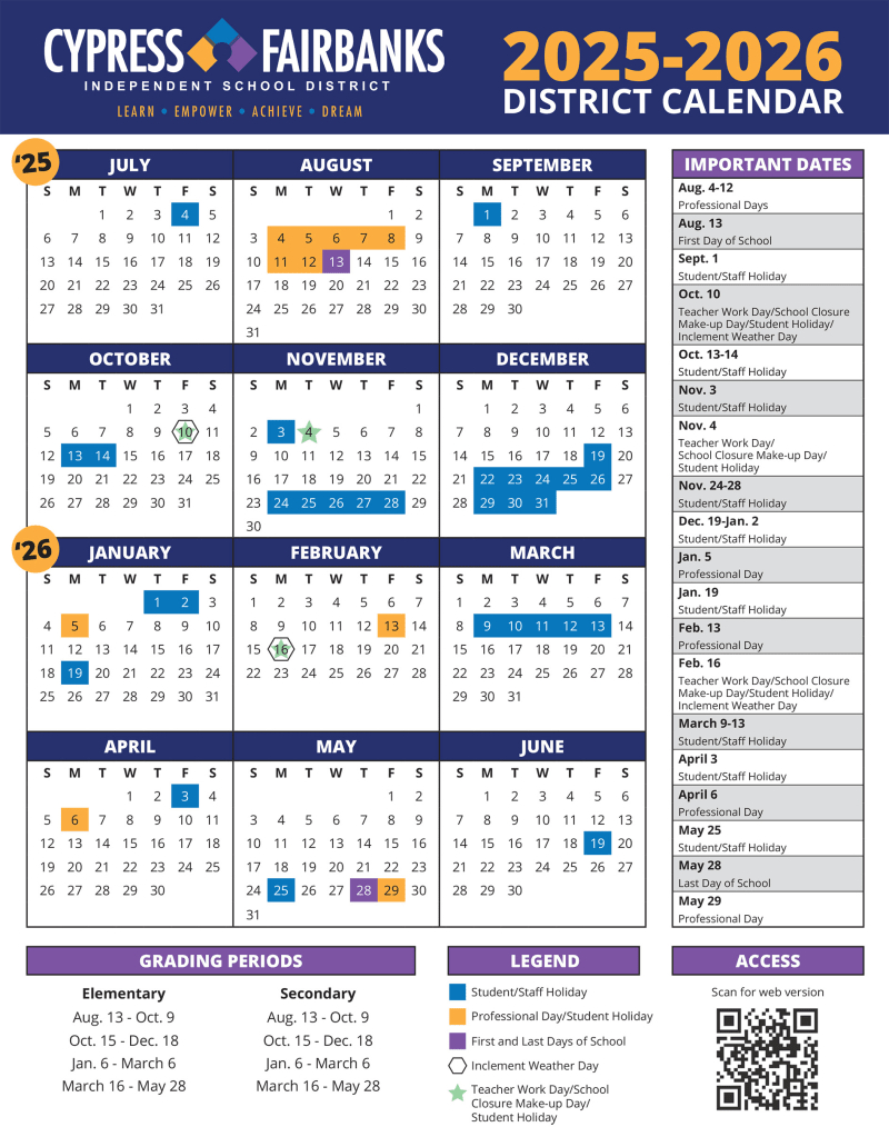 Board Approves 2025 2026 Instructional Calendar CFISD News Post Details Board Approves 2025 2026 Instructional Calendar CFISD News Post Details
