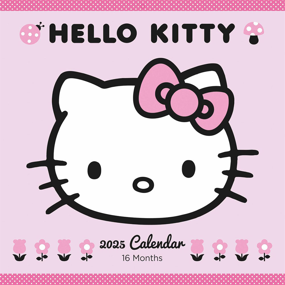 Buy Hello Kitty 2025 Square Calendar AllSports Official Merch
