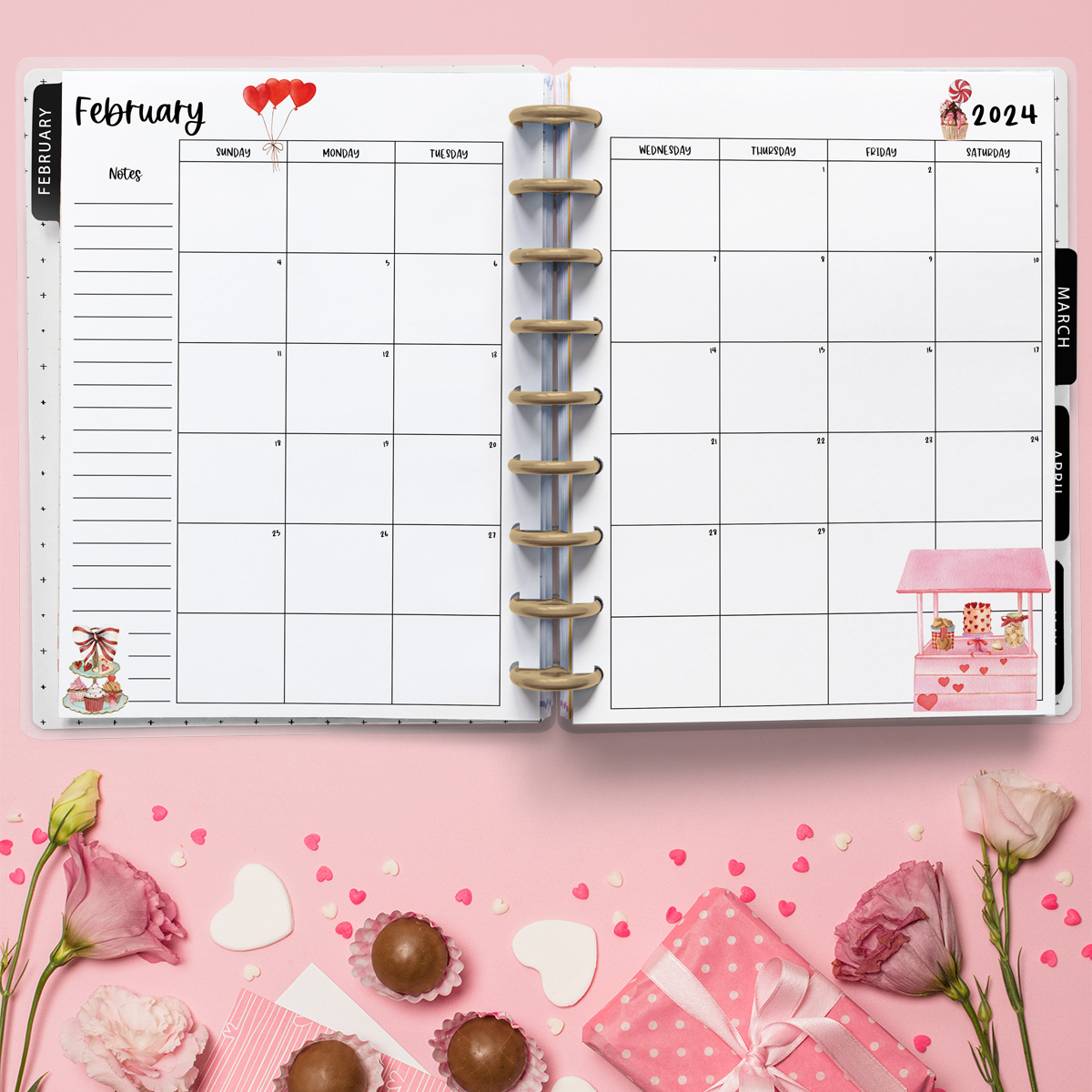 Calendar with holidays printable February Mom Envy