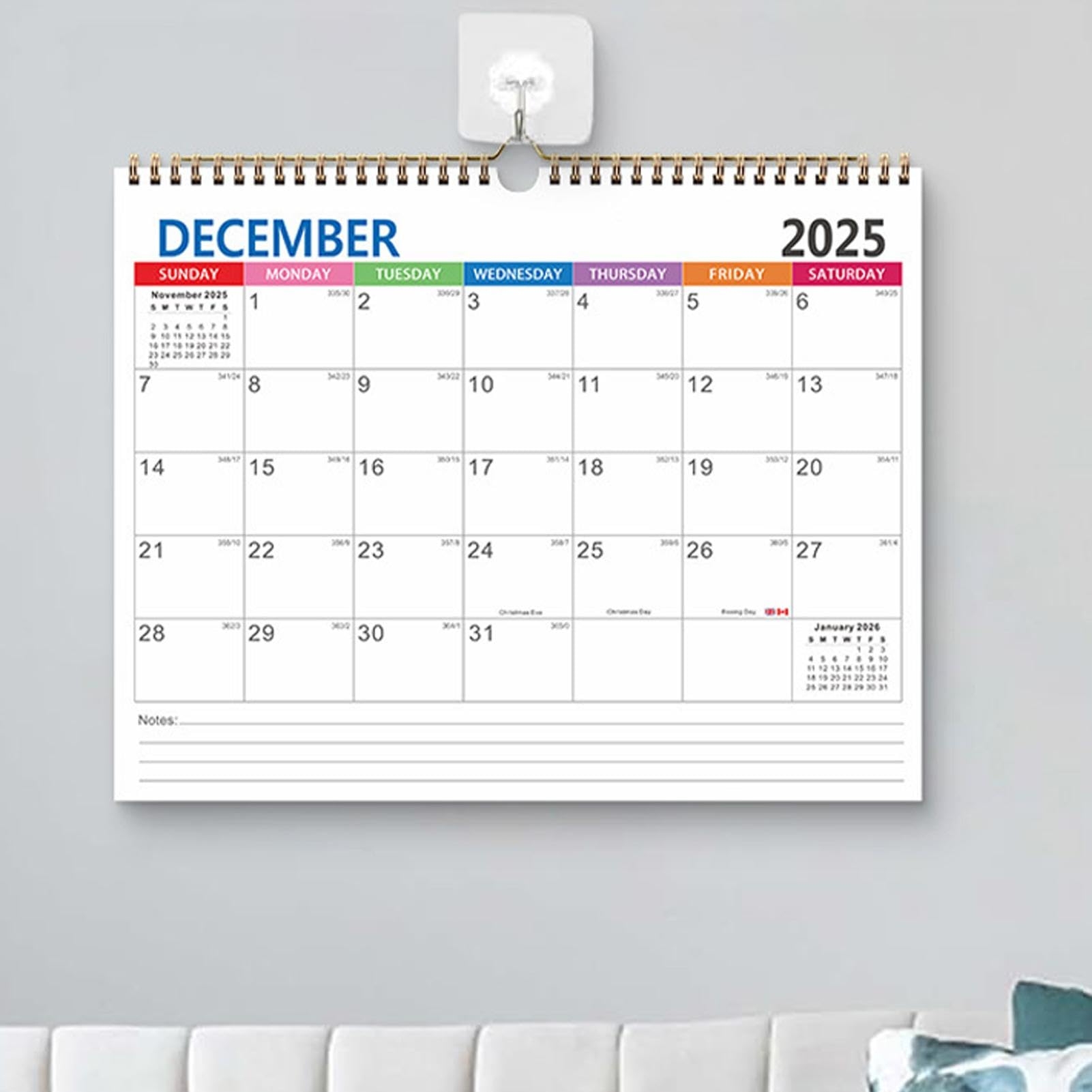 Calendrier Mural 18 Mois 2025 2026 Calendrier Mural 2025 2026 Grand Calendrier Mensuel De 18 Mois 2025 Planificateur Annuel Avec Dates Et Notes Janvier 2025 juin 2026 Org Amazon fr Fournitures De Bureau