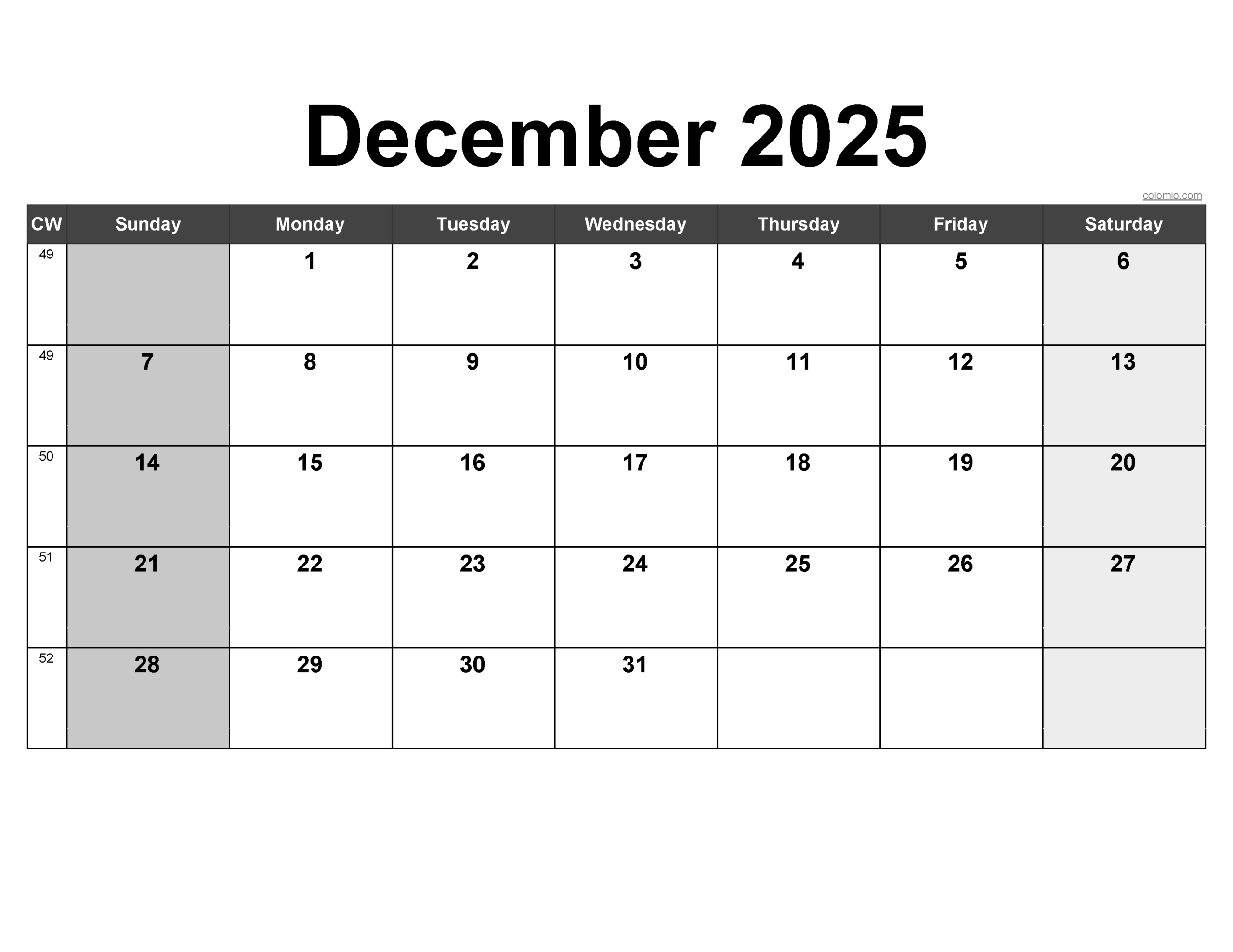 December 2025 Calendar Free Printable PDF XLS And PNG Www colomio December 2025 Calendar Free Printable PDF XLS And PNG Www colomio