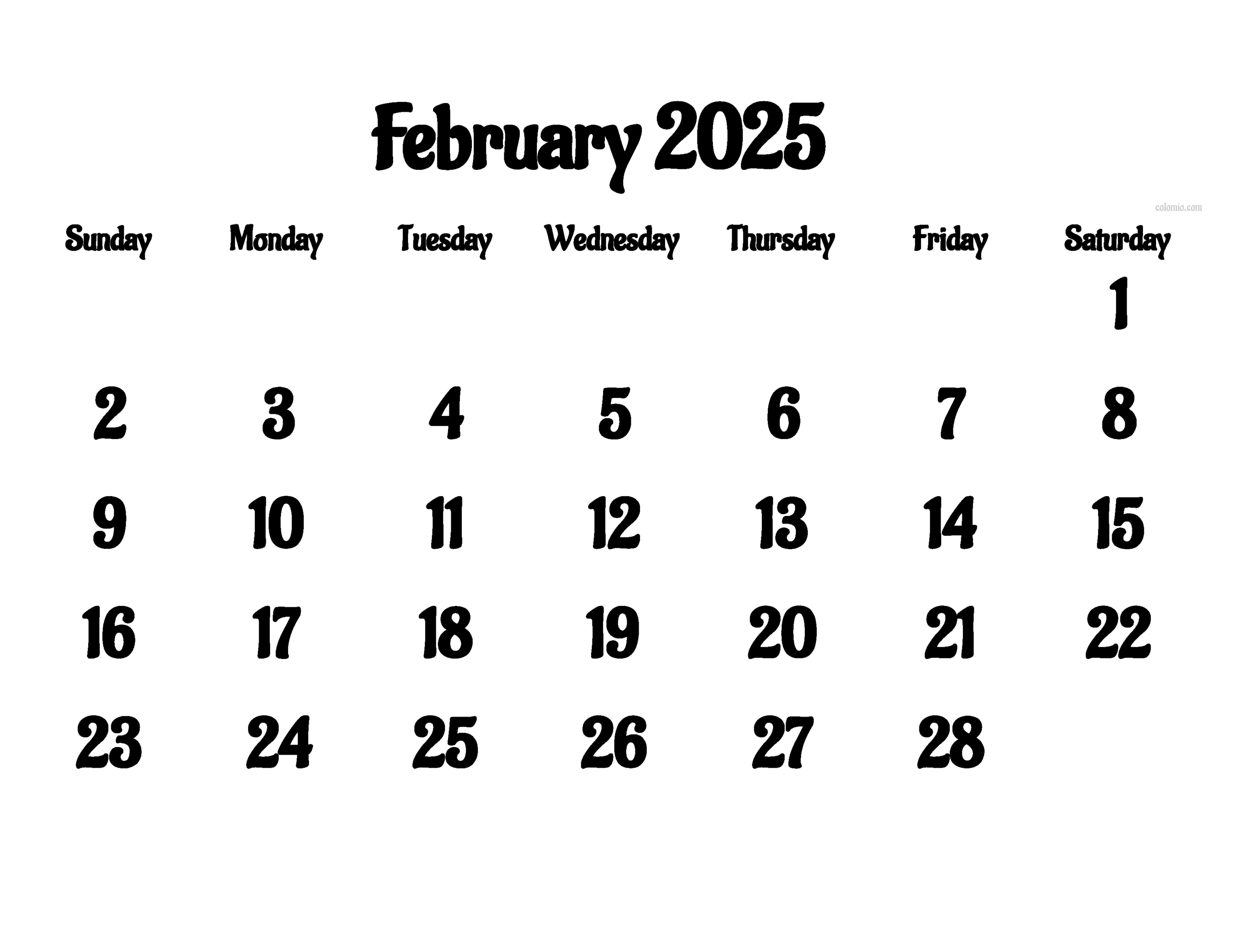 Free Printable Motivational Calendar 2025